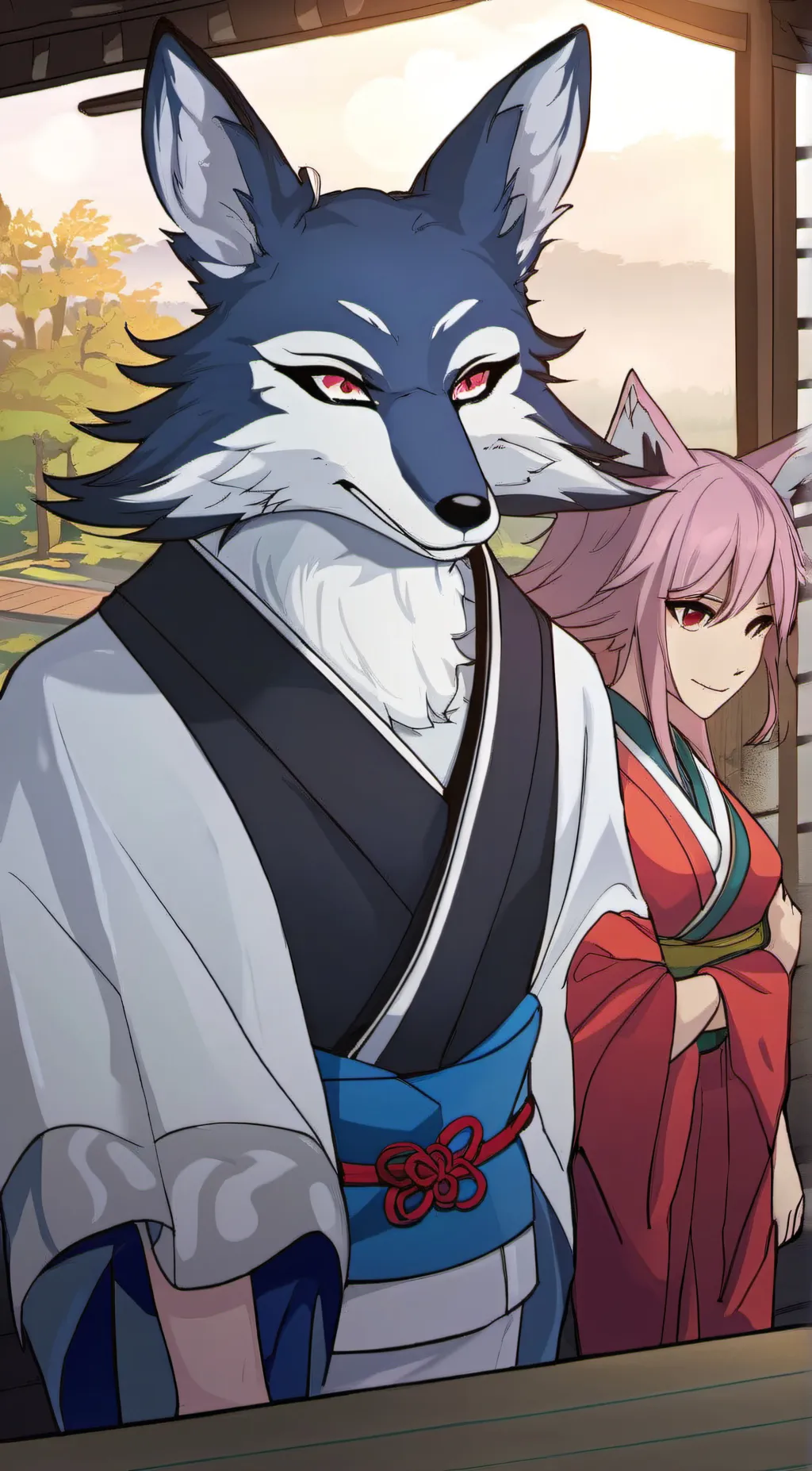 ai character: Icy background