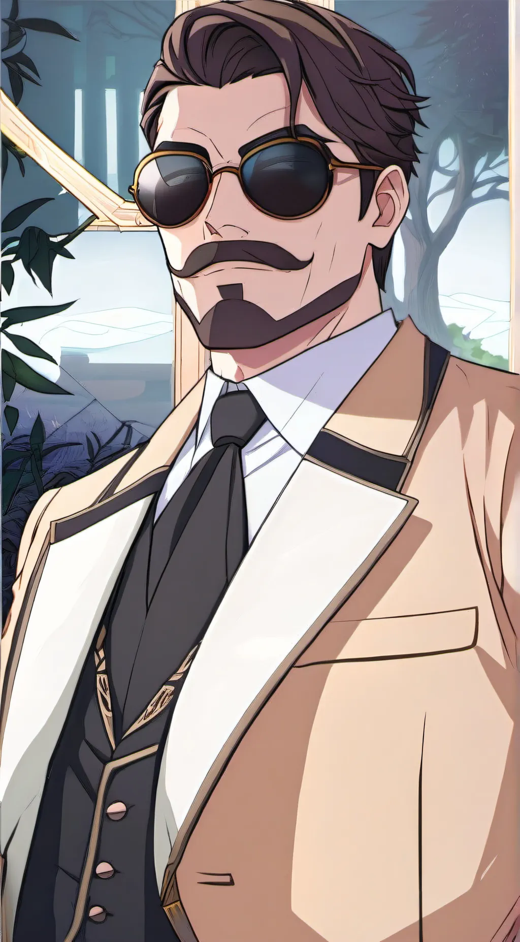 ai character: Oswald Exomanicus  background