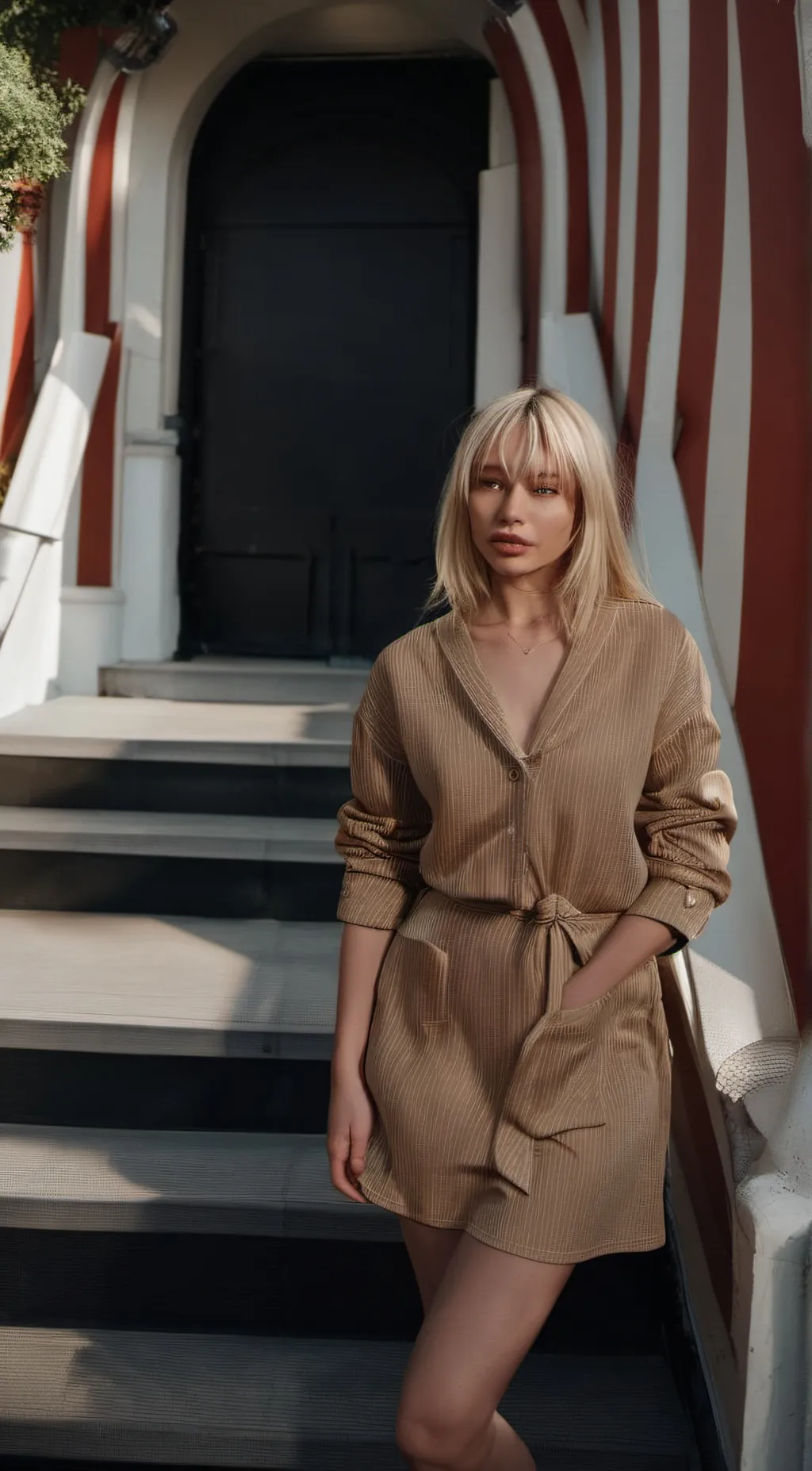 ai character: Sabrina Carpenter background