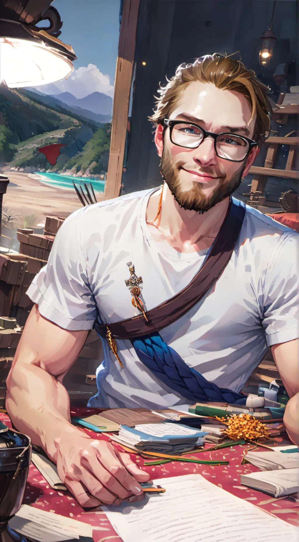 ai character: Alex background