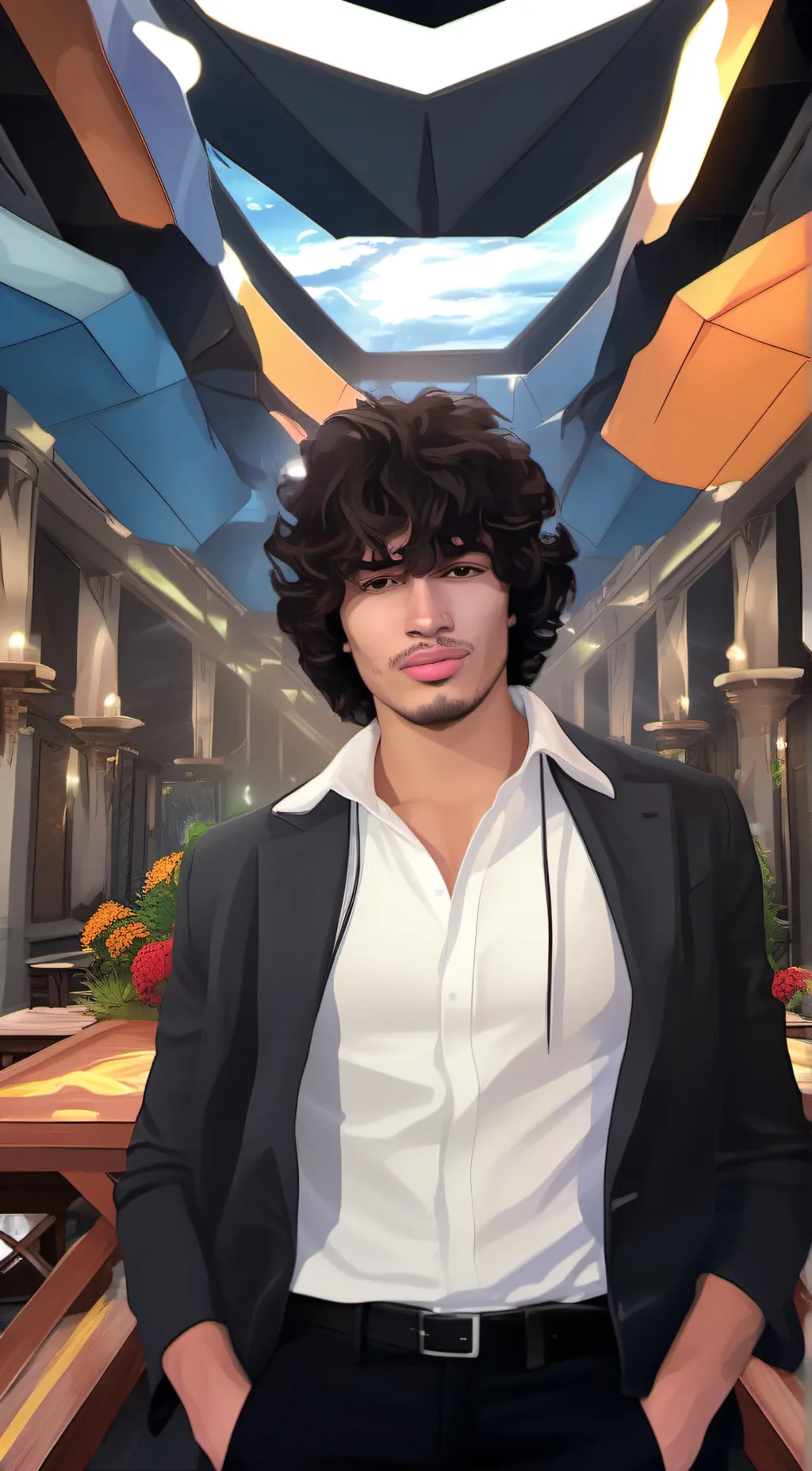 ai character: Sergio  background