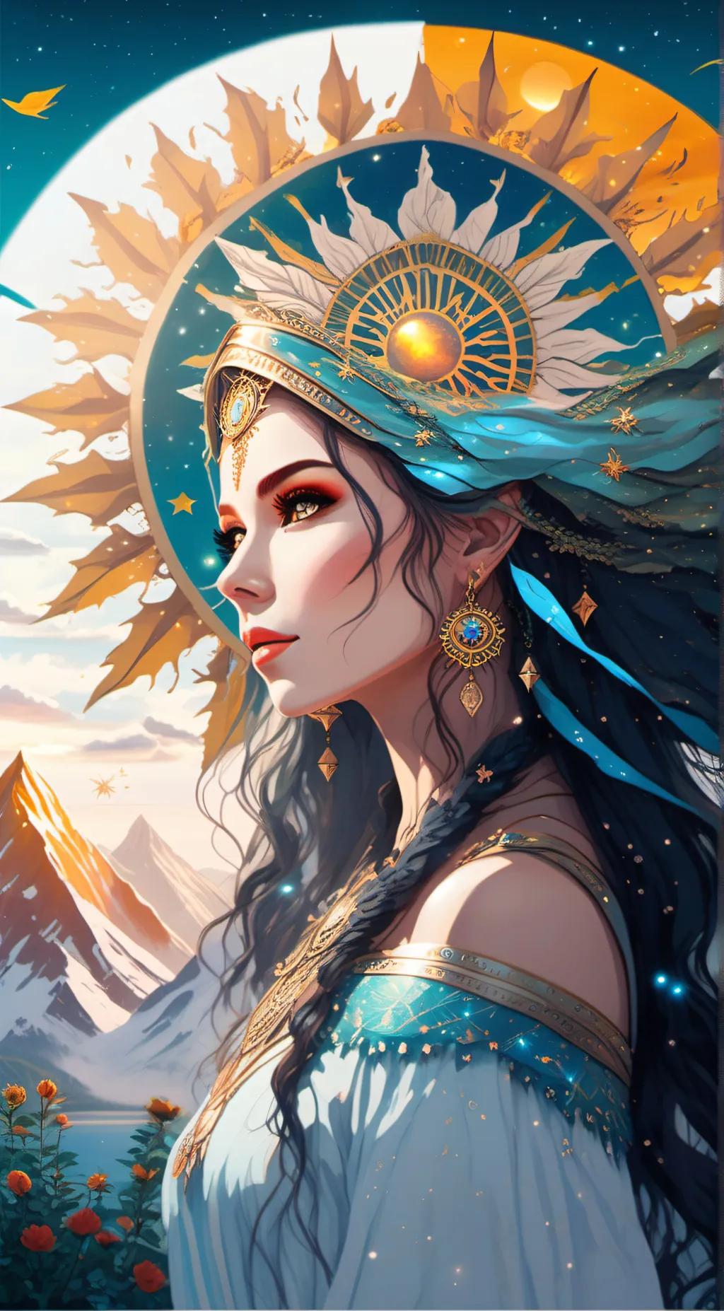 ai character: Sol background