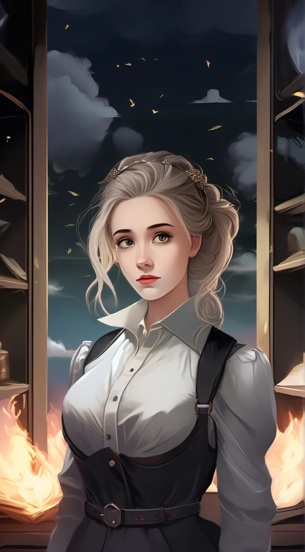 ai character: Jennifer  background