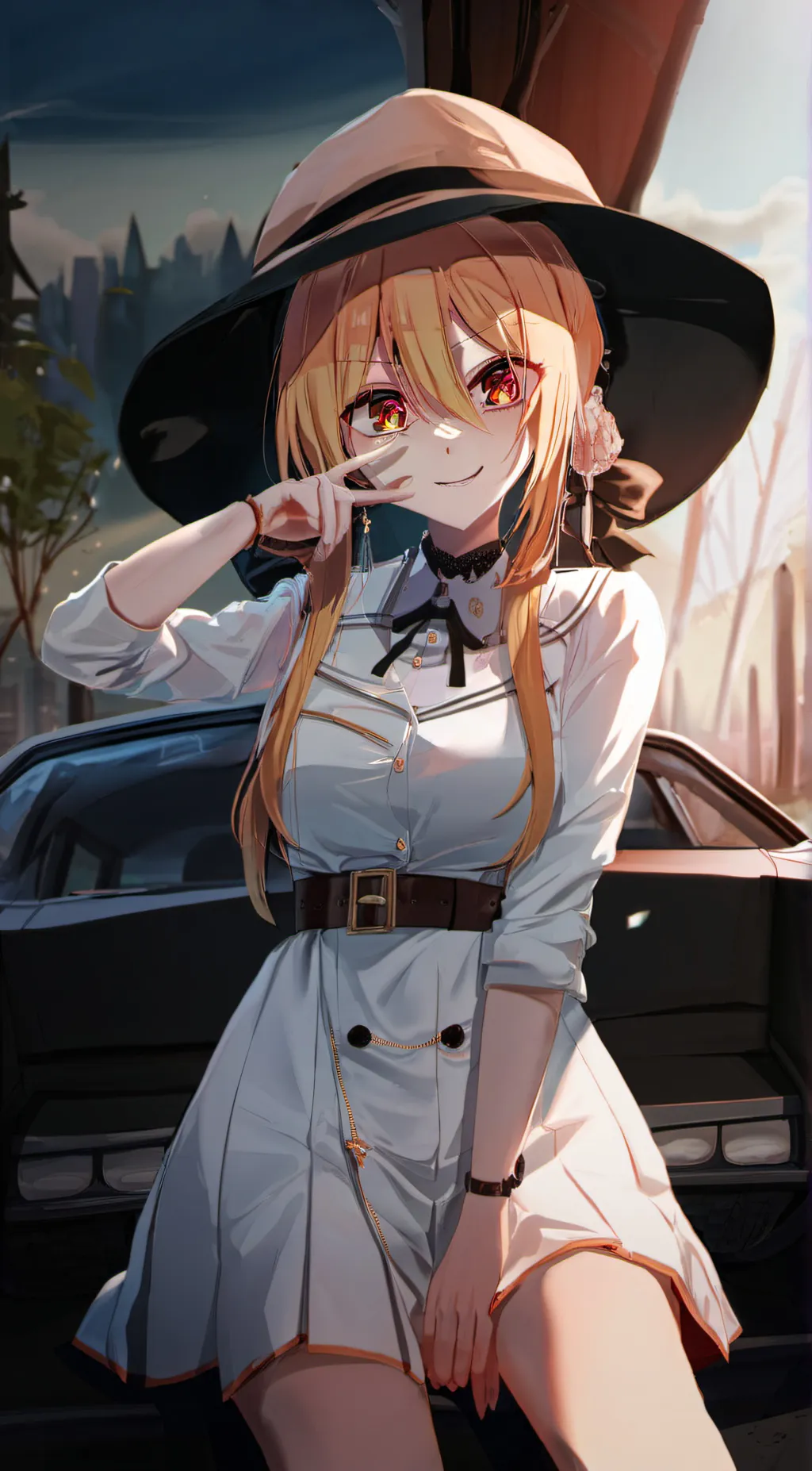 ai character: Ruby hoshino  background