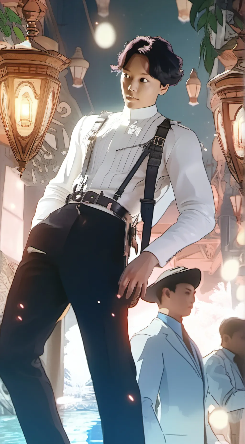 ai character: Trey background