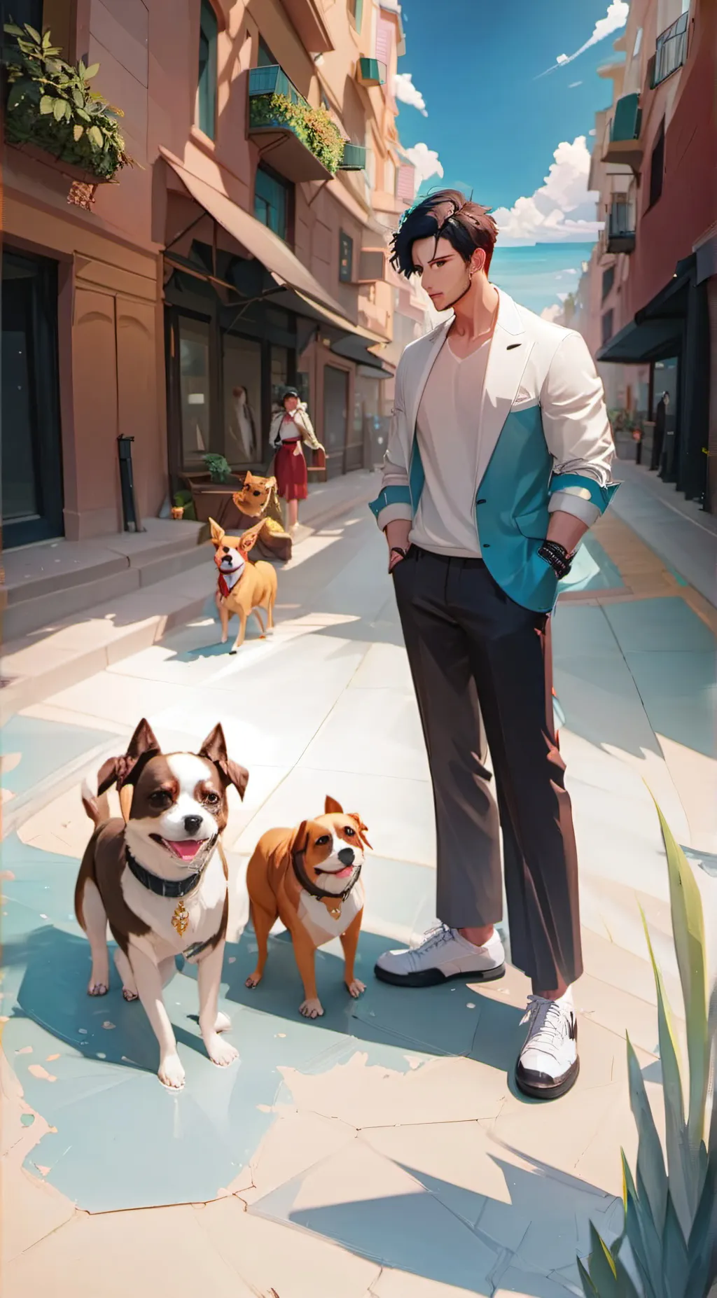 ai character: Kyle background