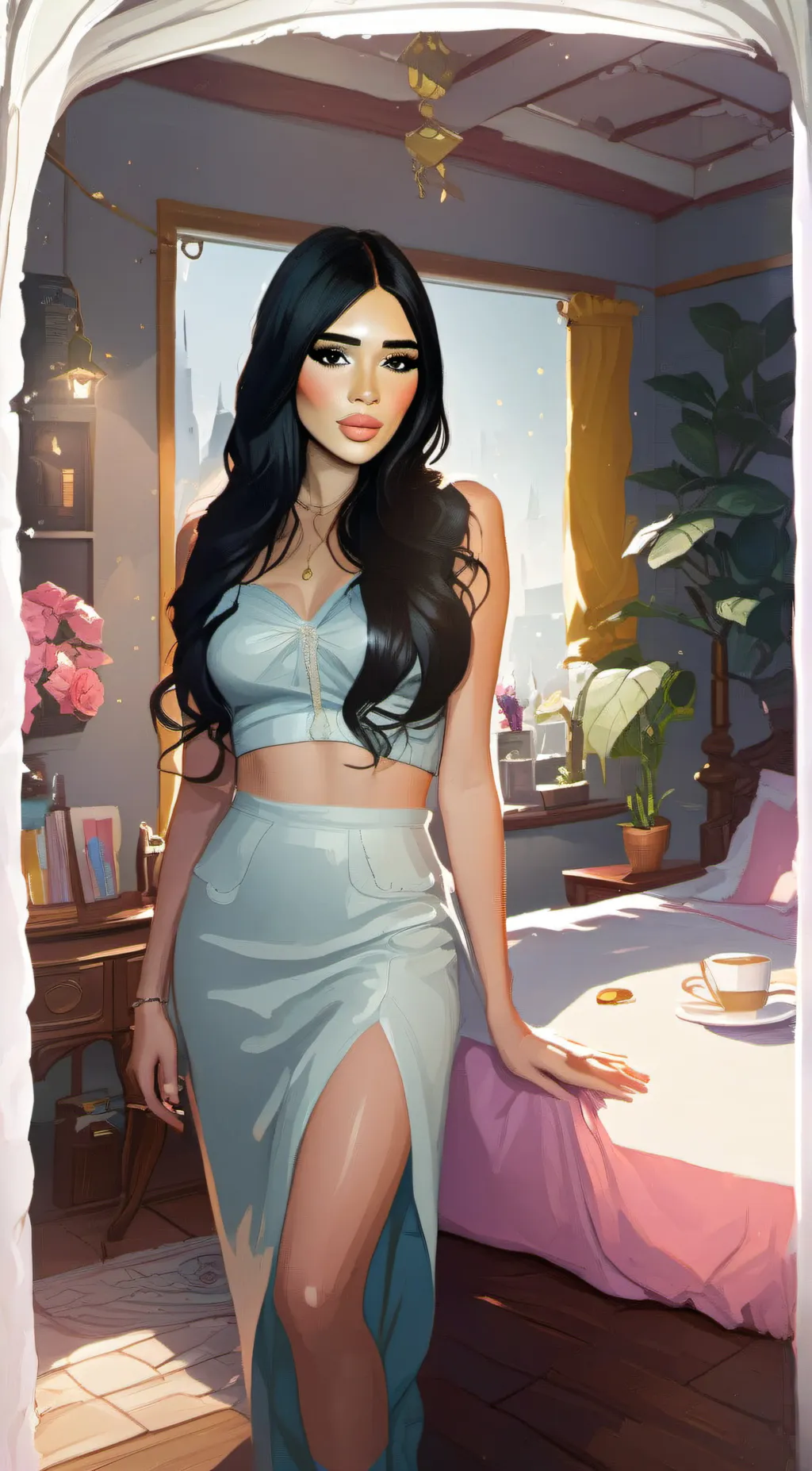 ai character: Fer background