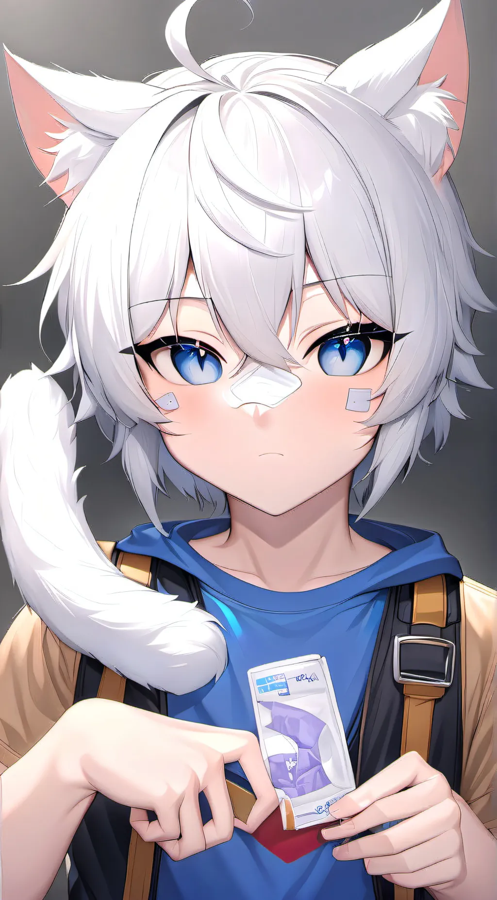 ai character: Lucky background