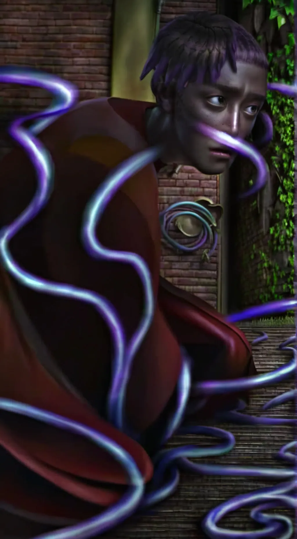 ai character: t h e m a n background