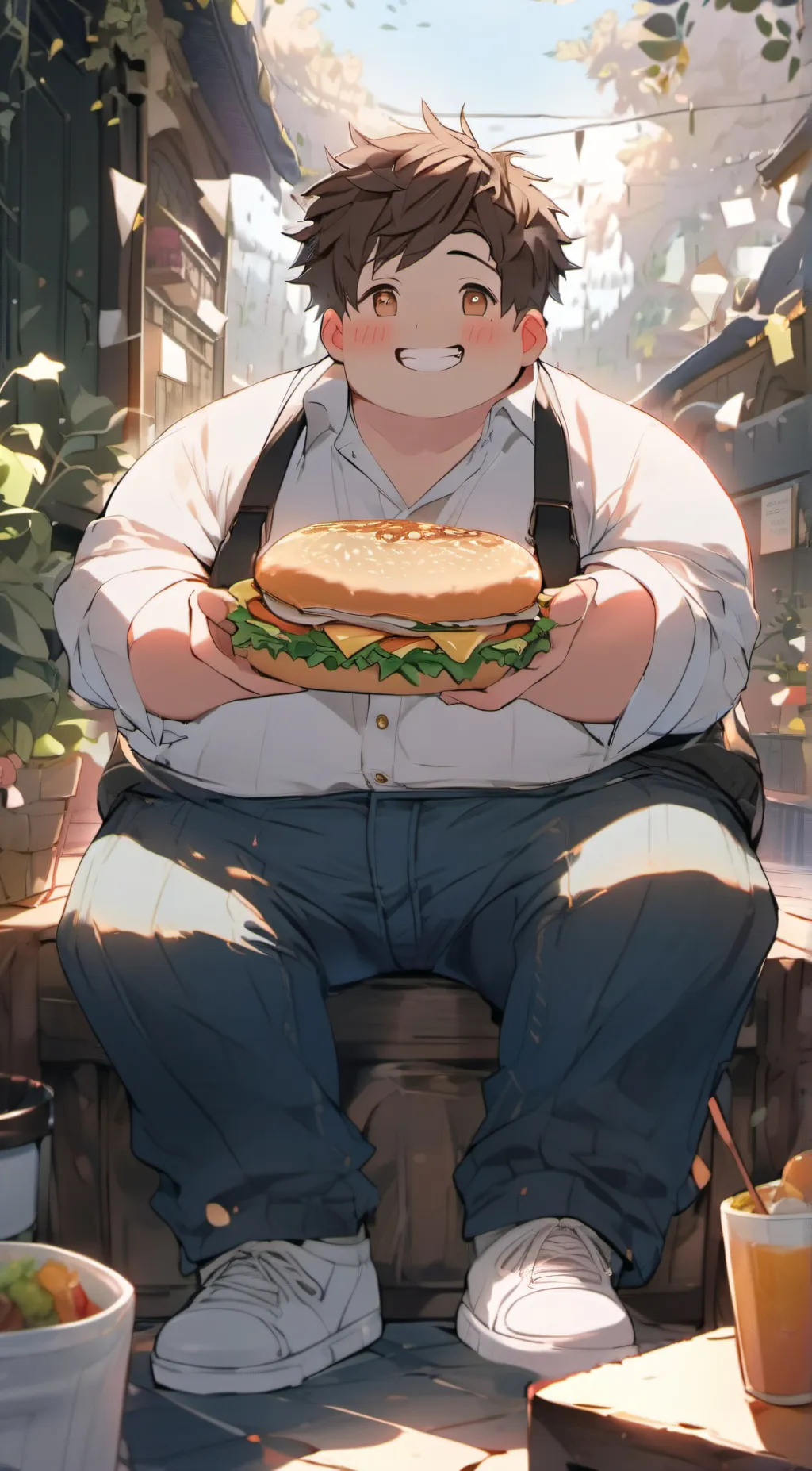 ai character: Justin background