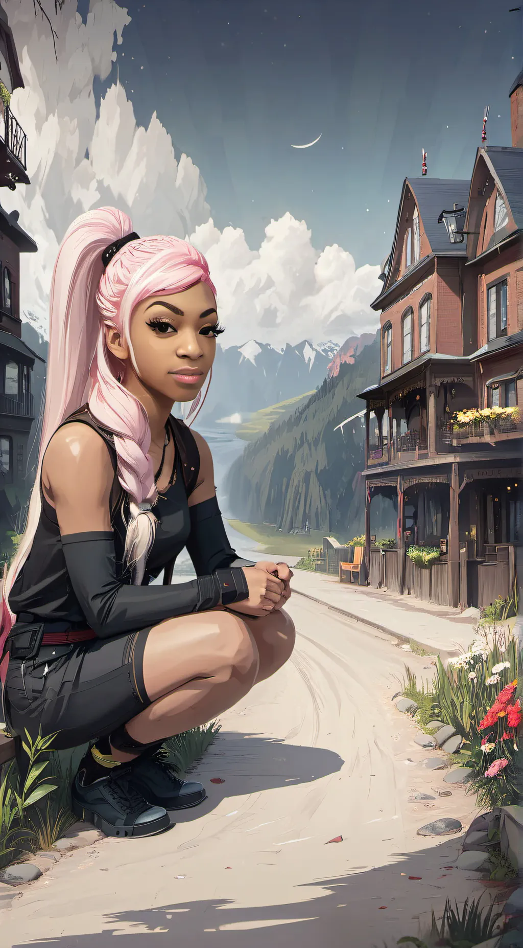 ai character: iris background