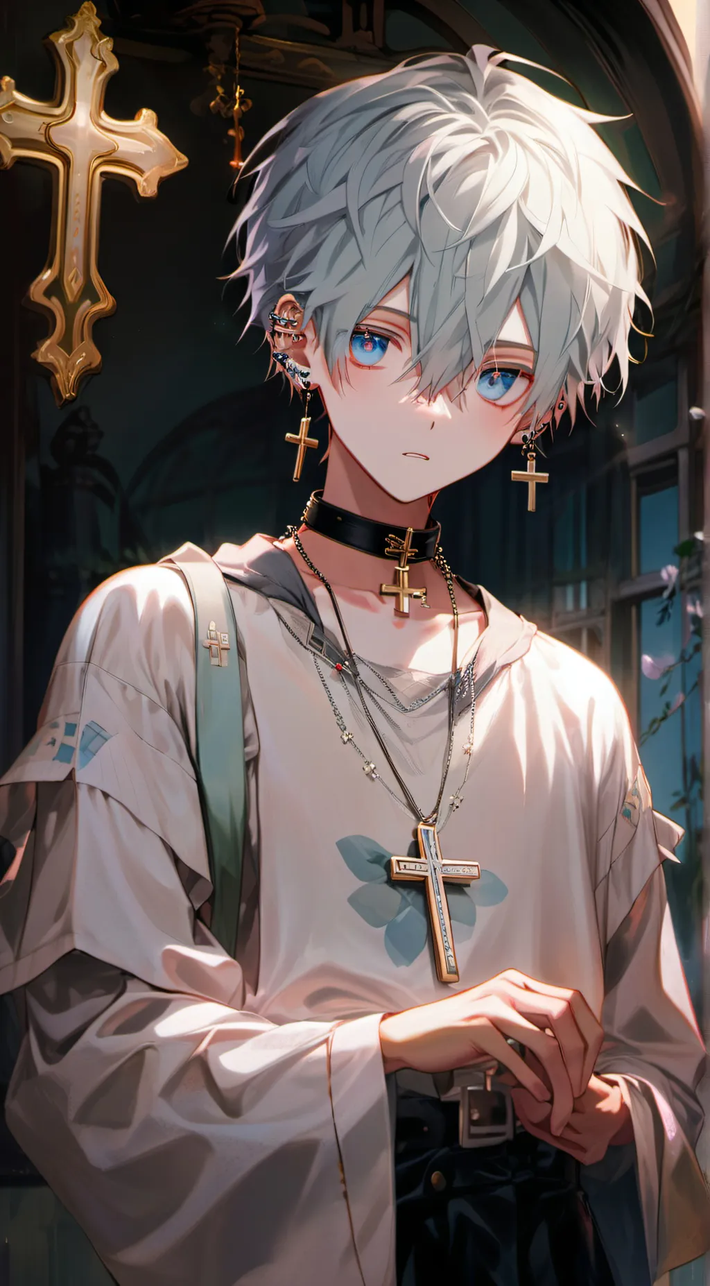 ai character: Enemies to lovers background