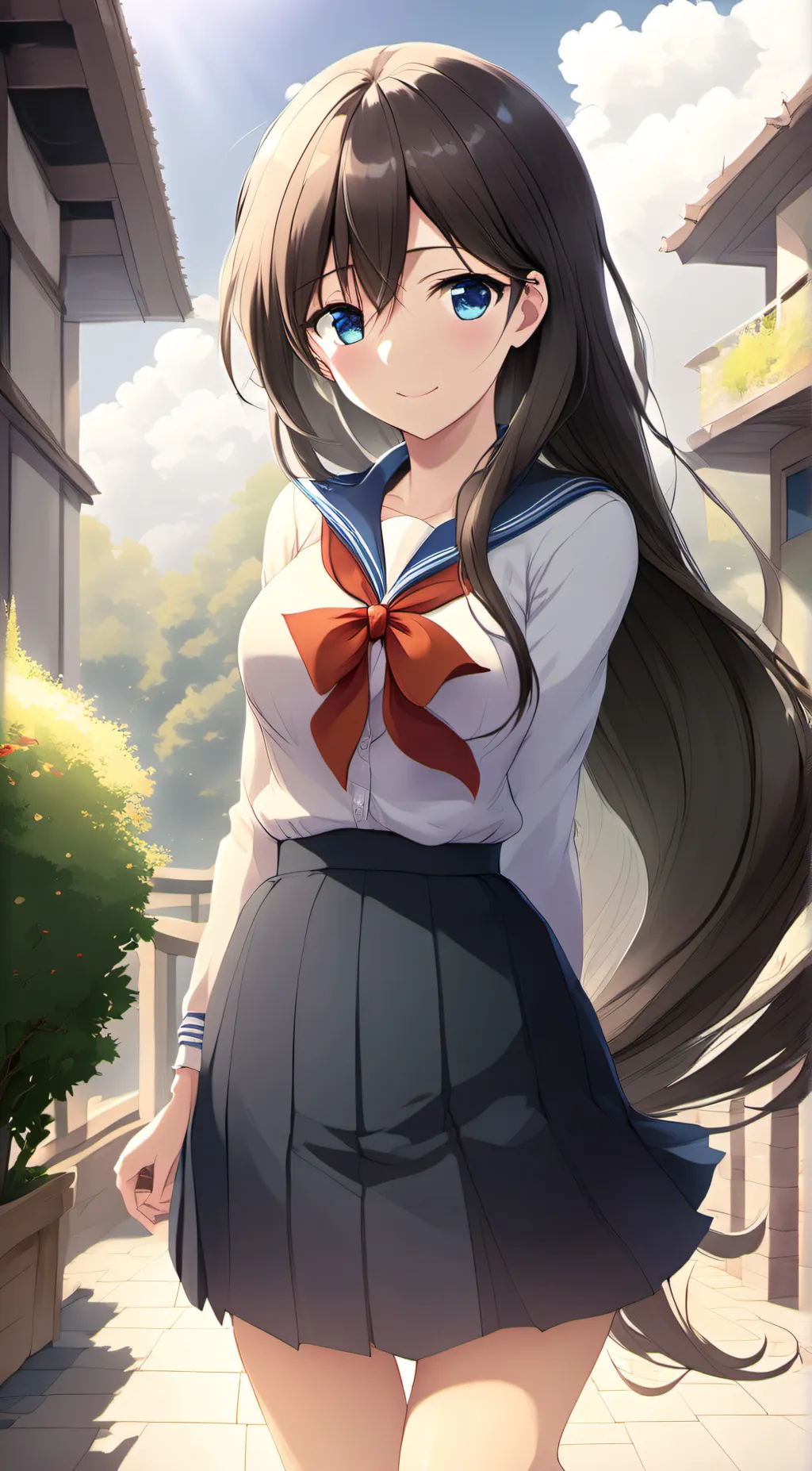 ai character: Haruka background