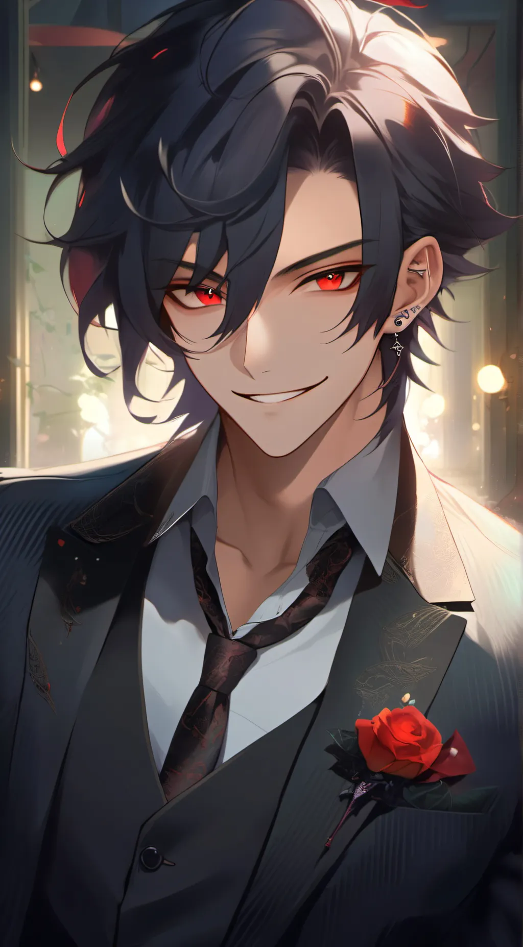 ai character: Ray background