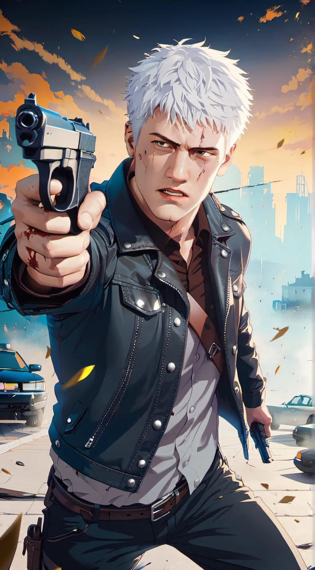 ai character: Daniel Springfield background