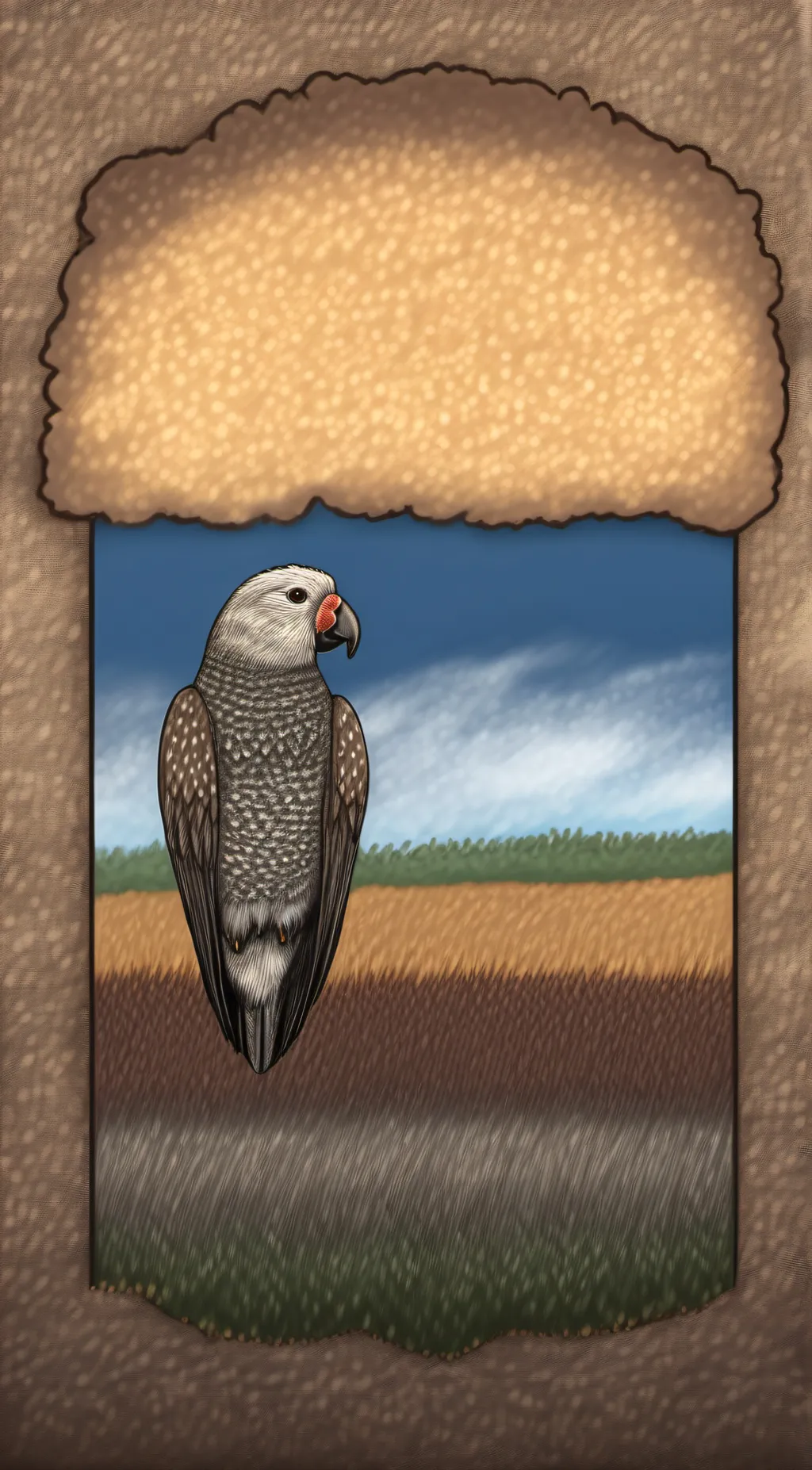 ai character: windowsill  background