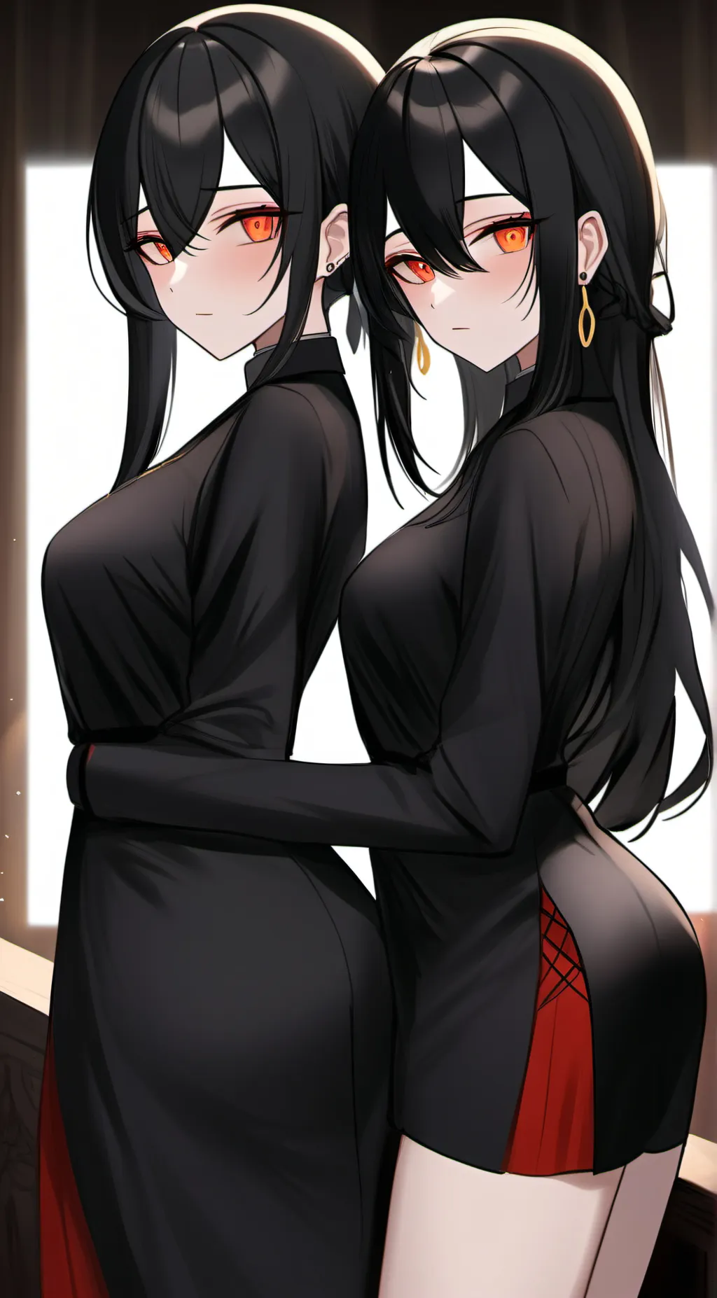 ai character: kuko and mina background