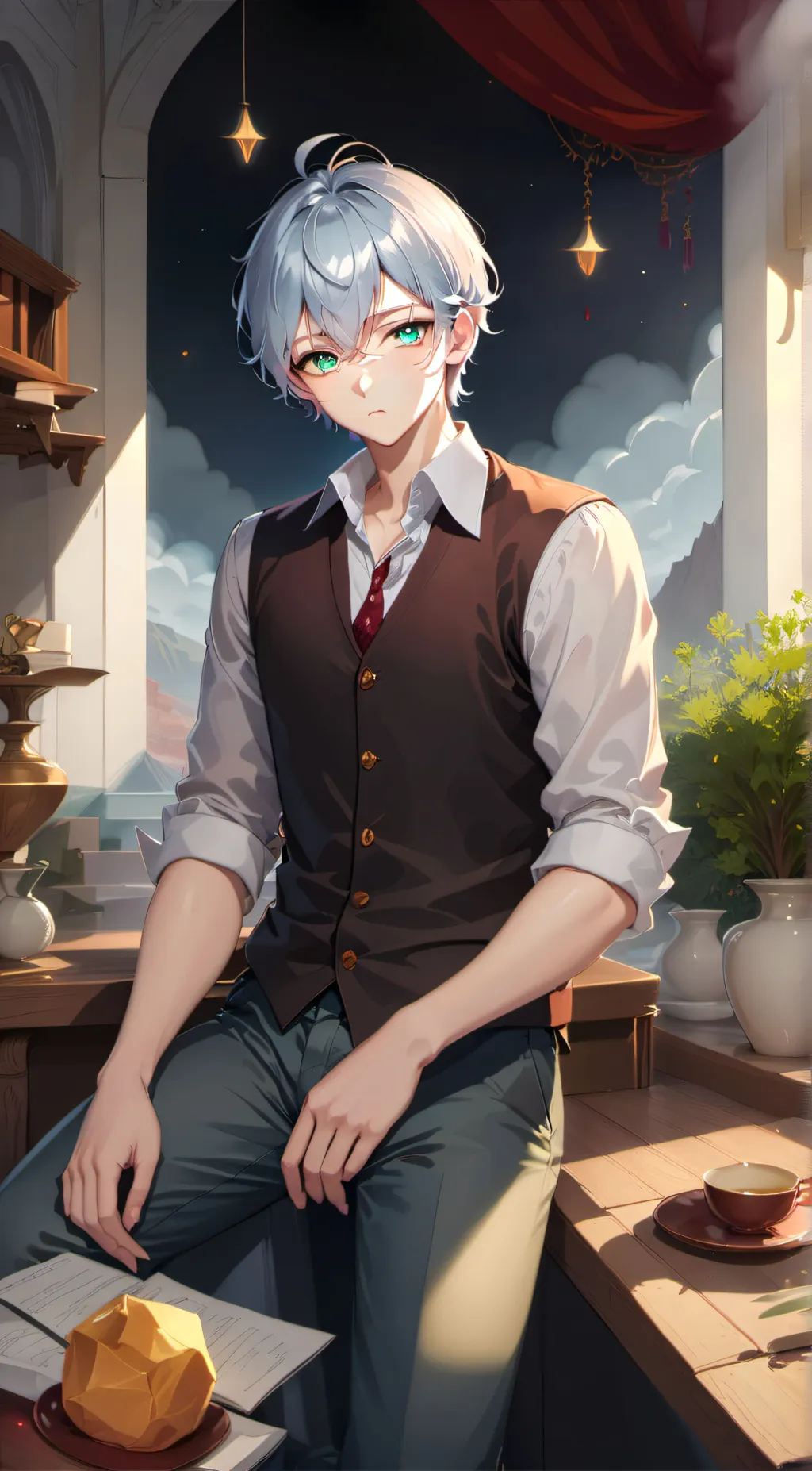 ai character: liam background