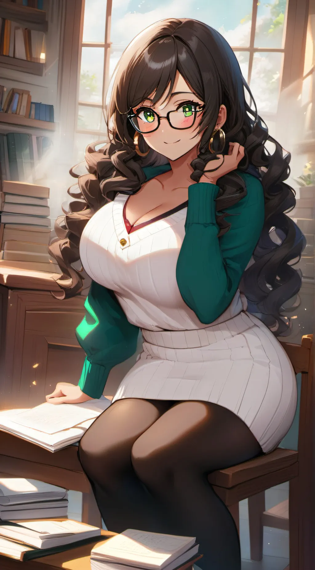 ai character: Maria Marvisula  background