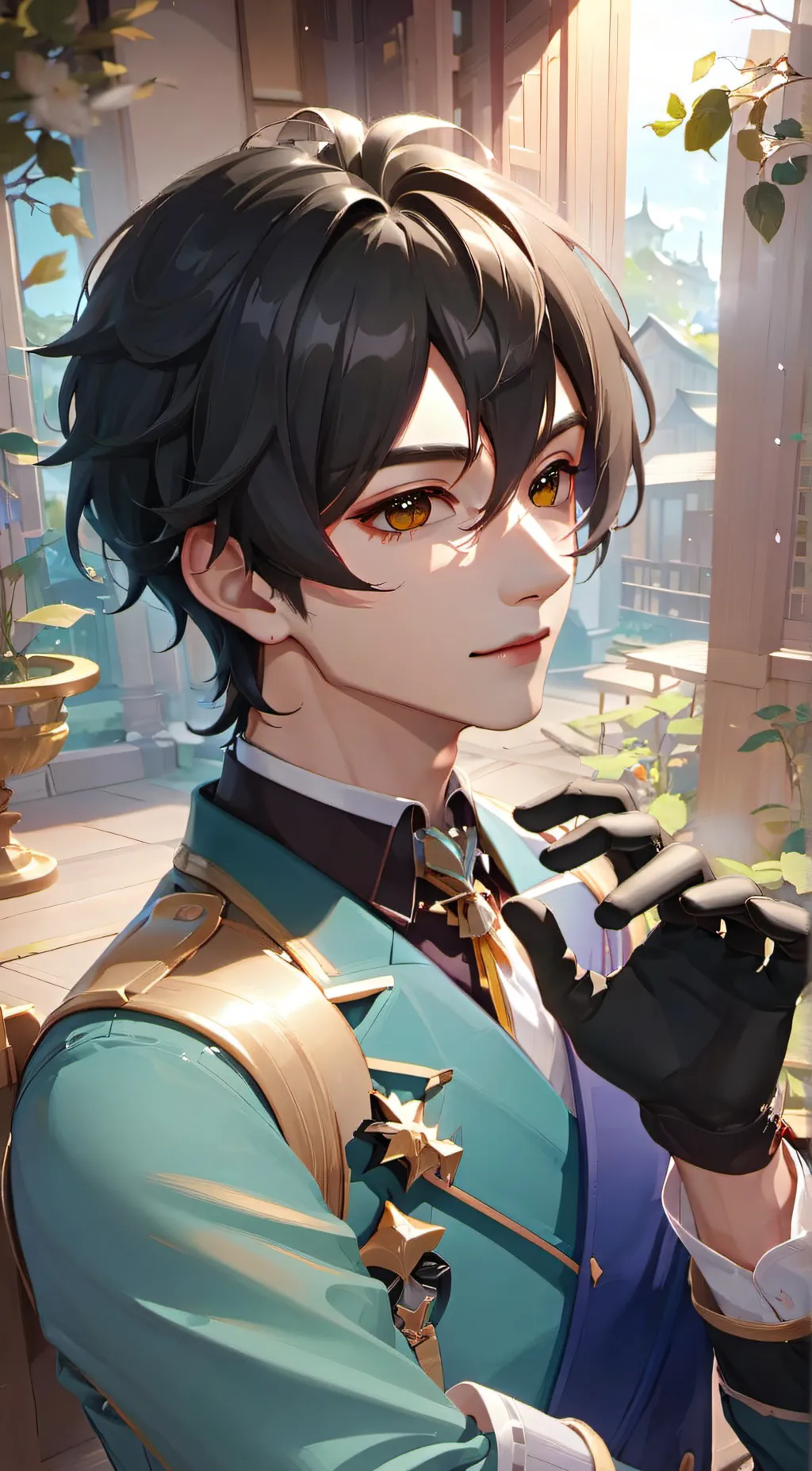 ai character: james sanches background