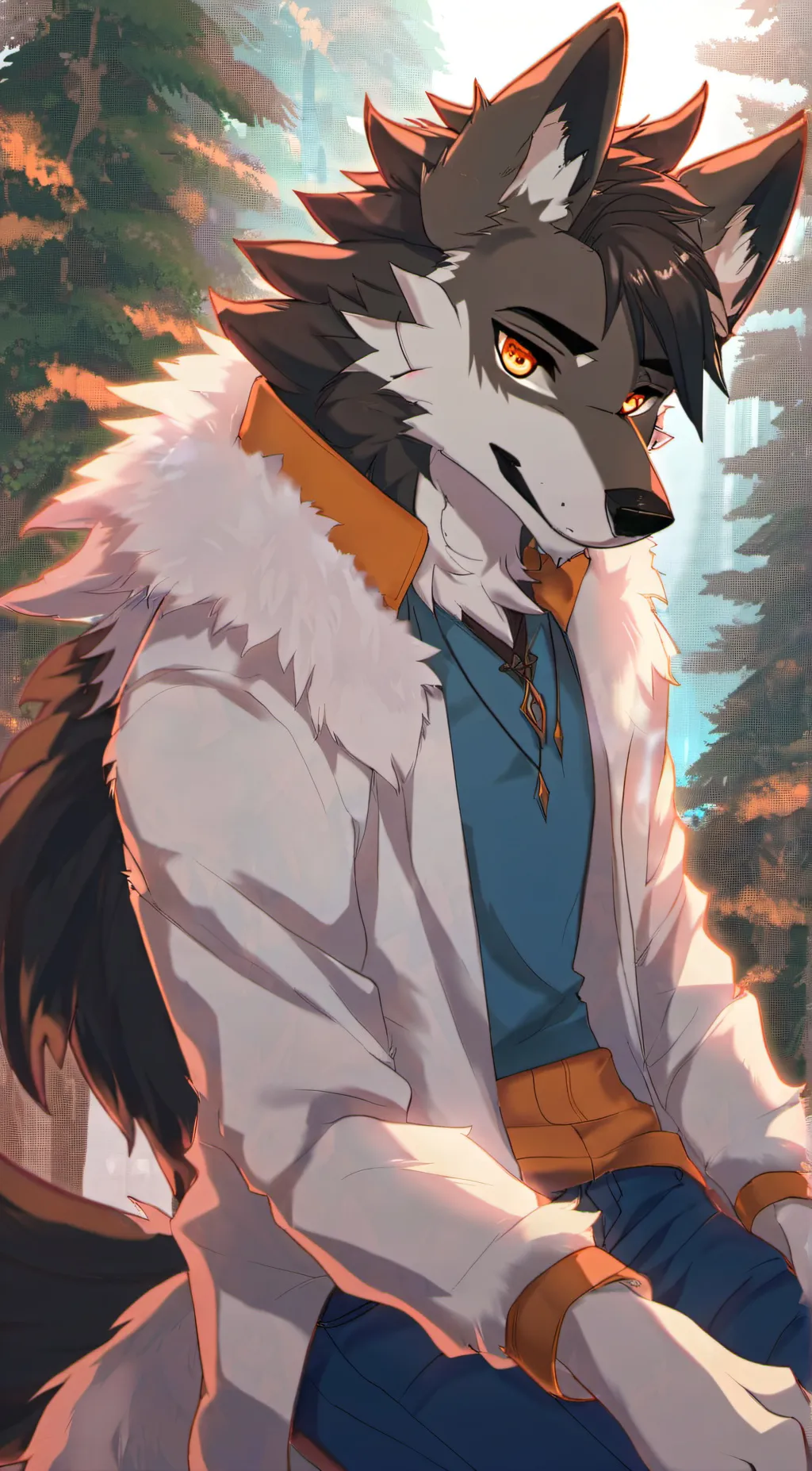 ai character: Michael  background