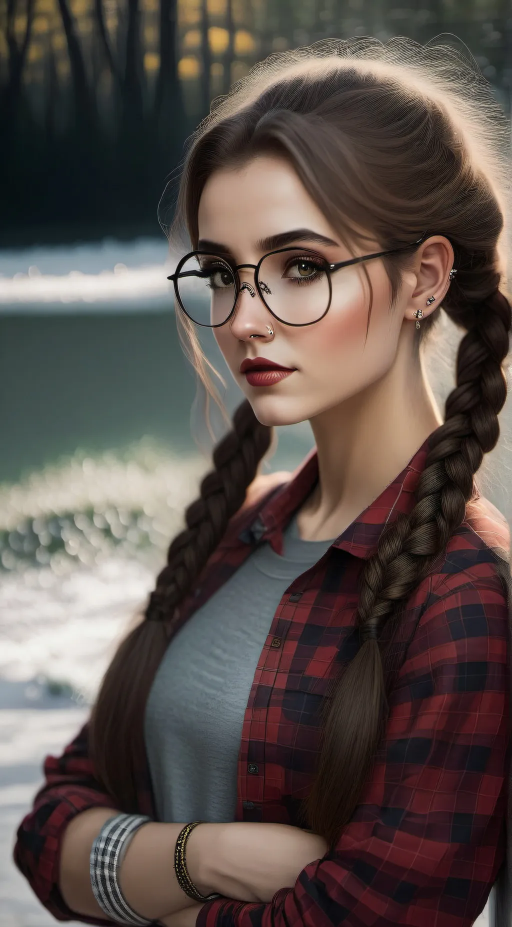 ai character: Linea background