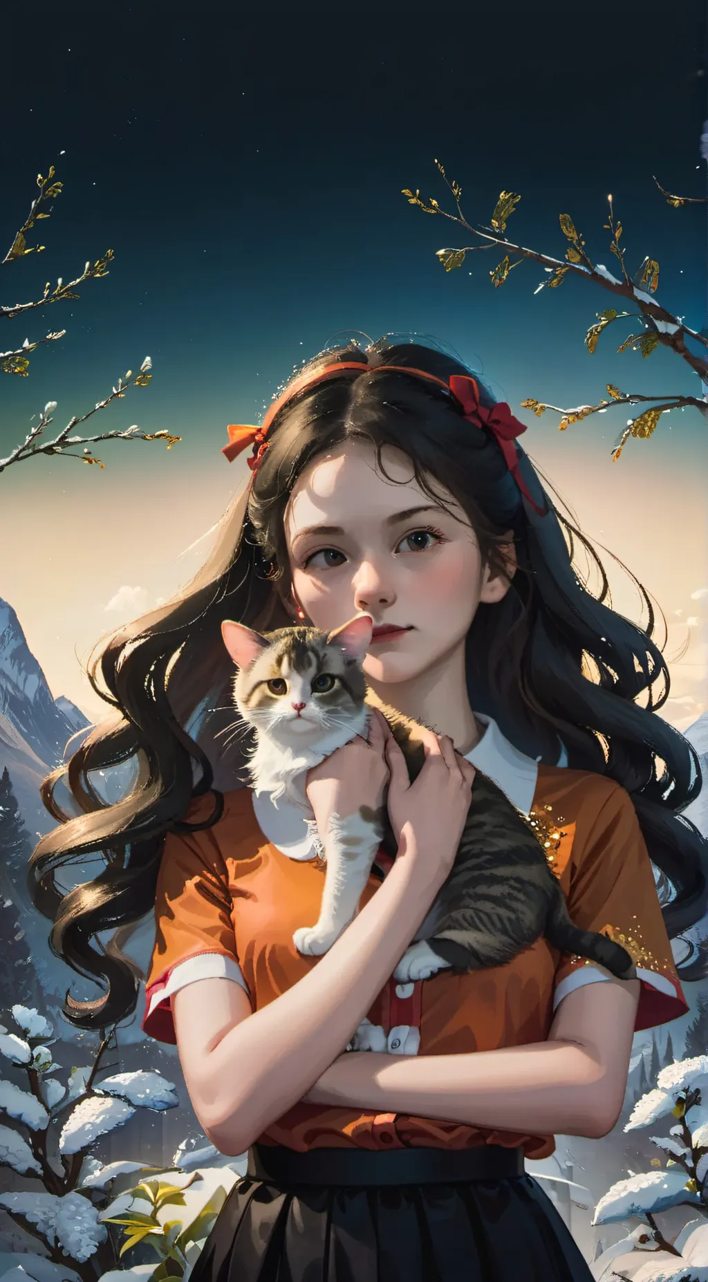 ai character: Lily  background