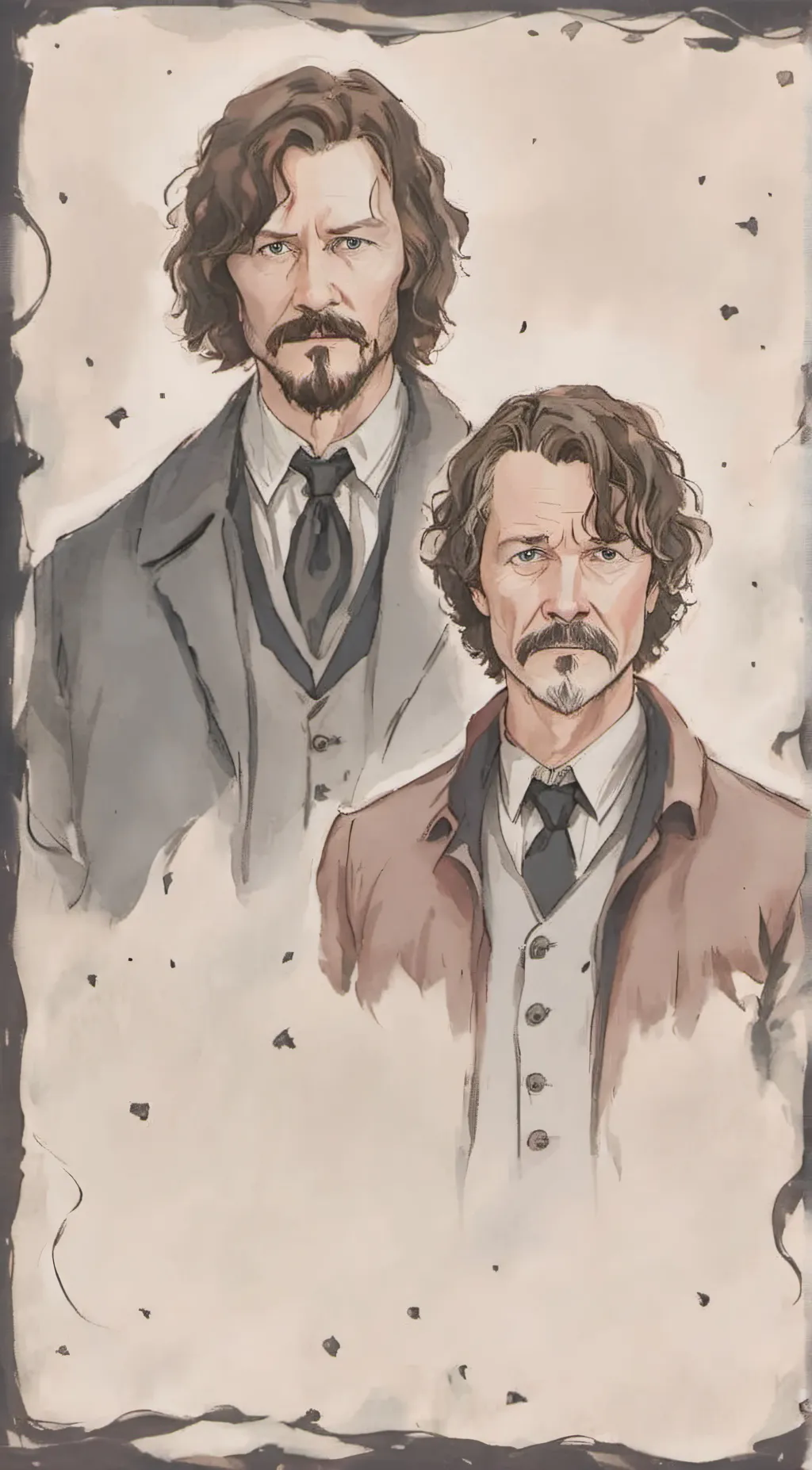 ai character: sirius black background