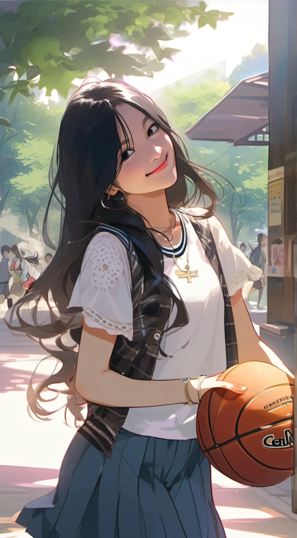 ai character: Selly  background