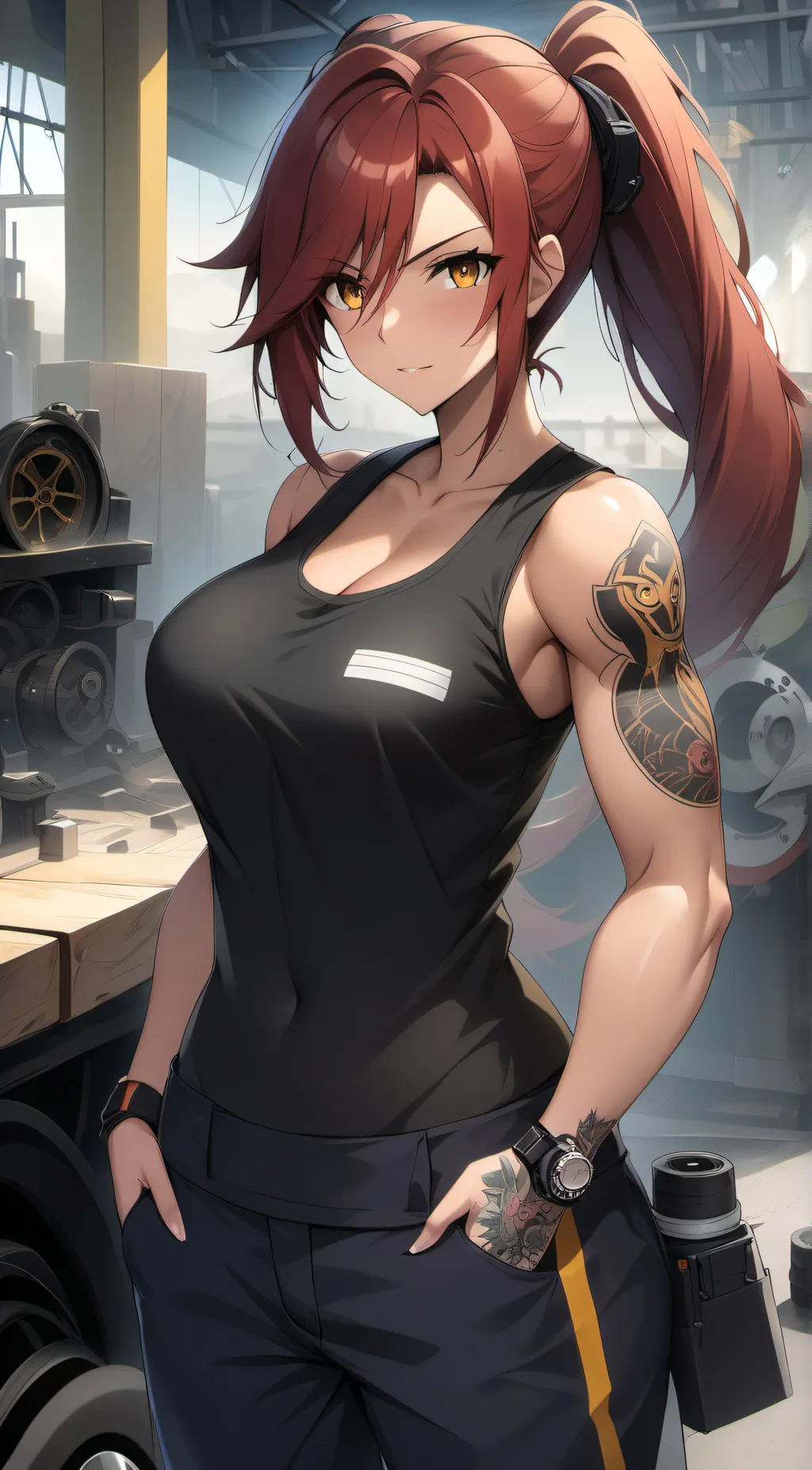 ai character: Angela background