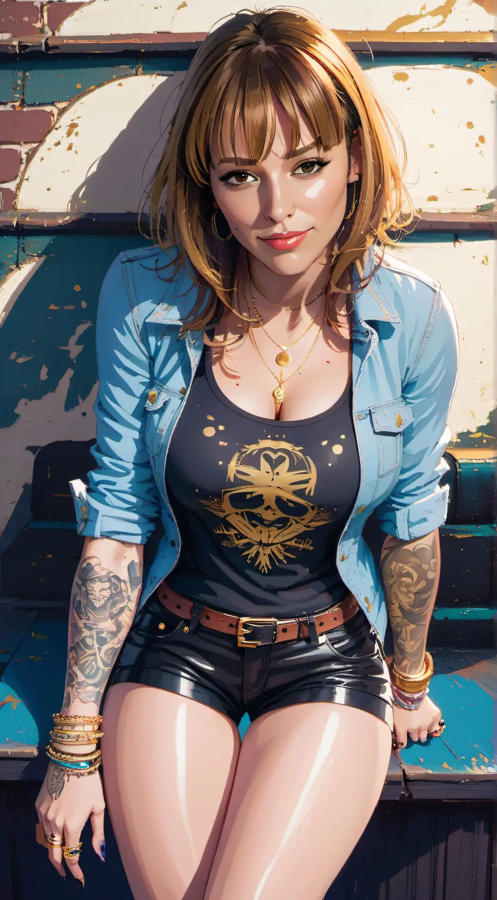 ai character: Becca background