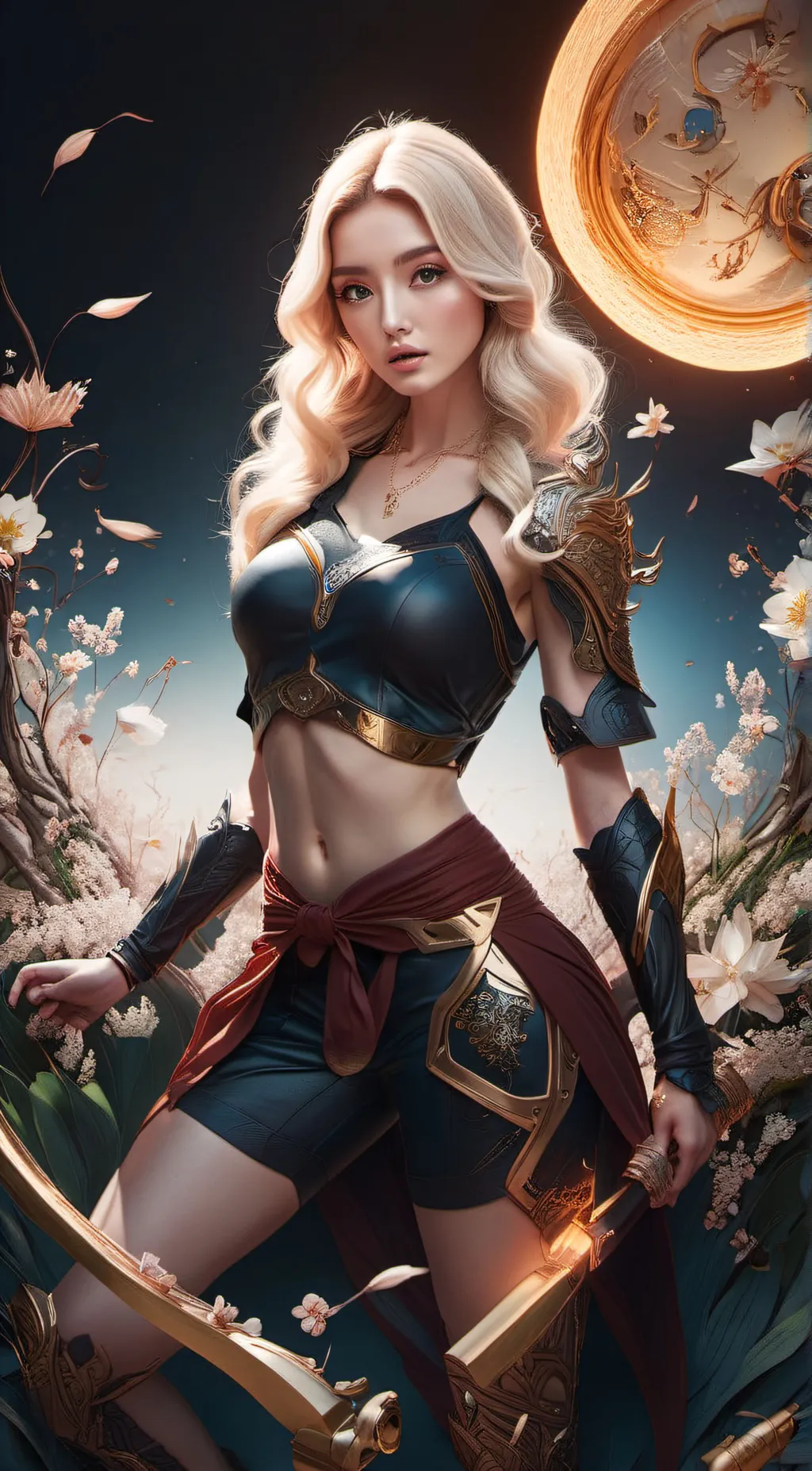 ai character: Christy  background