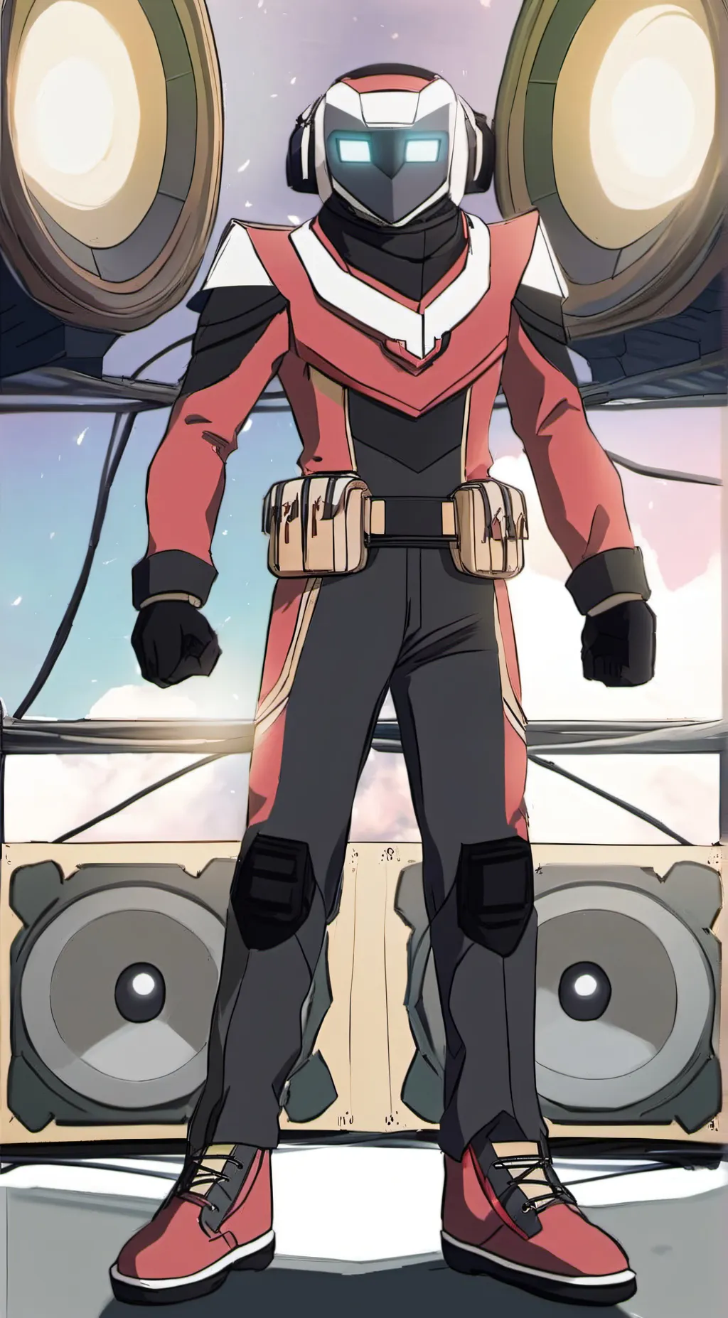 ai character: titan speakerman background