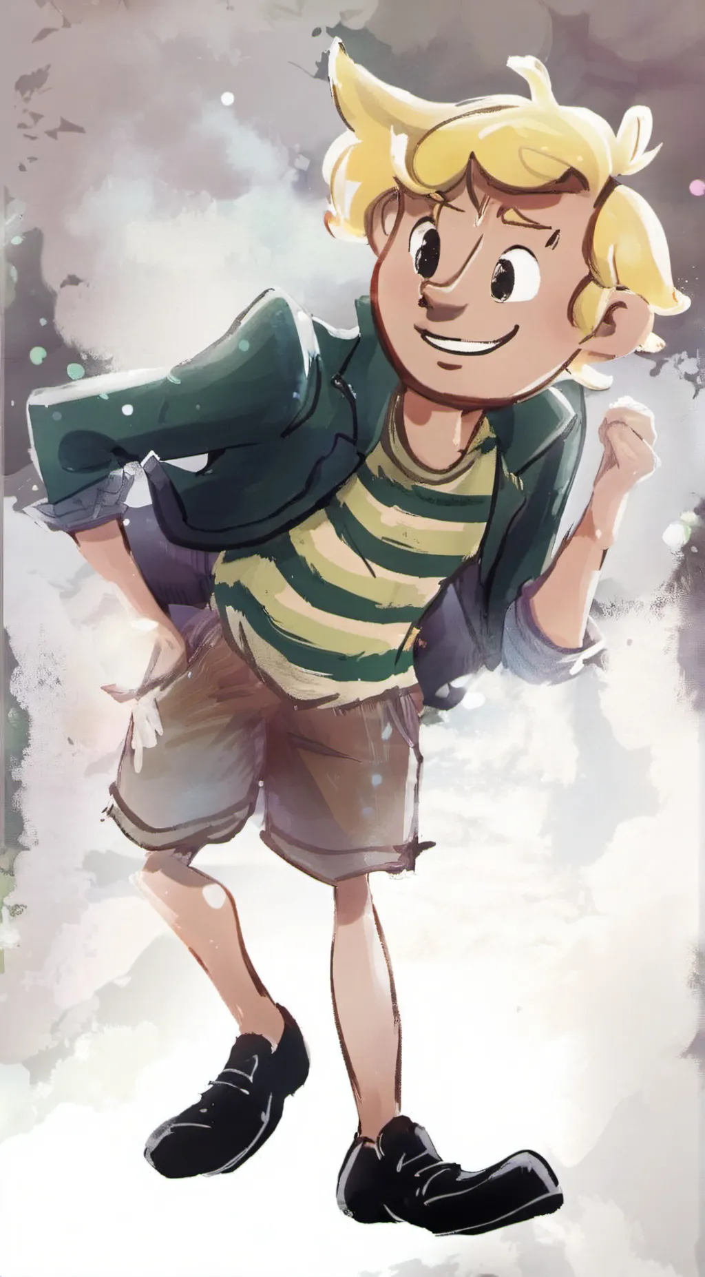 ai character: Harold  background