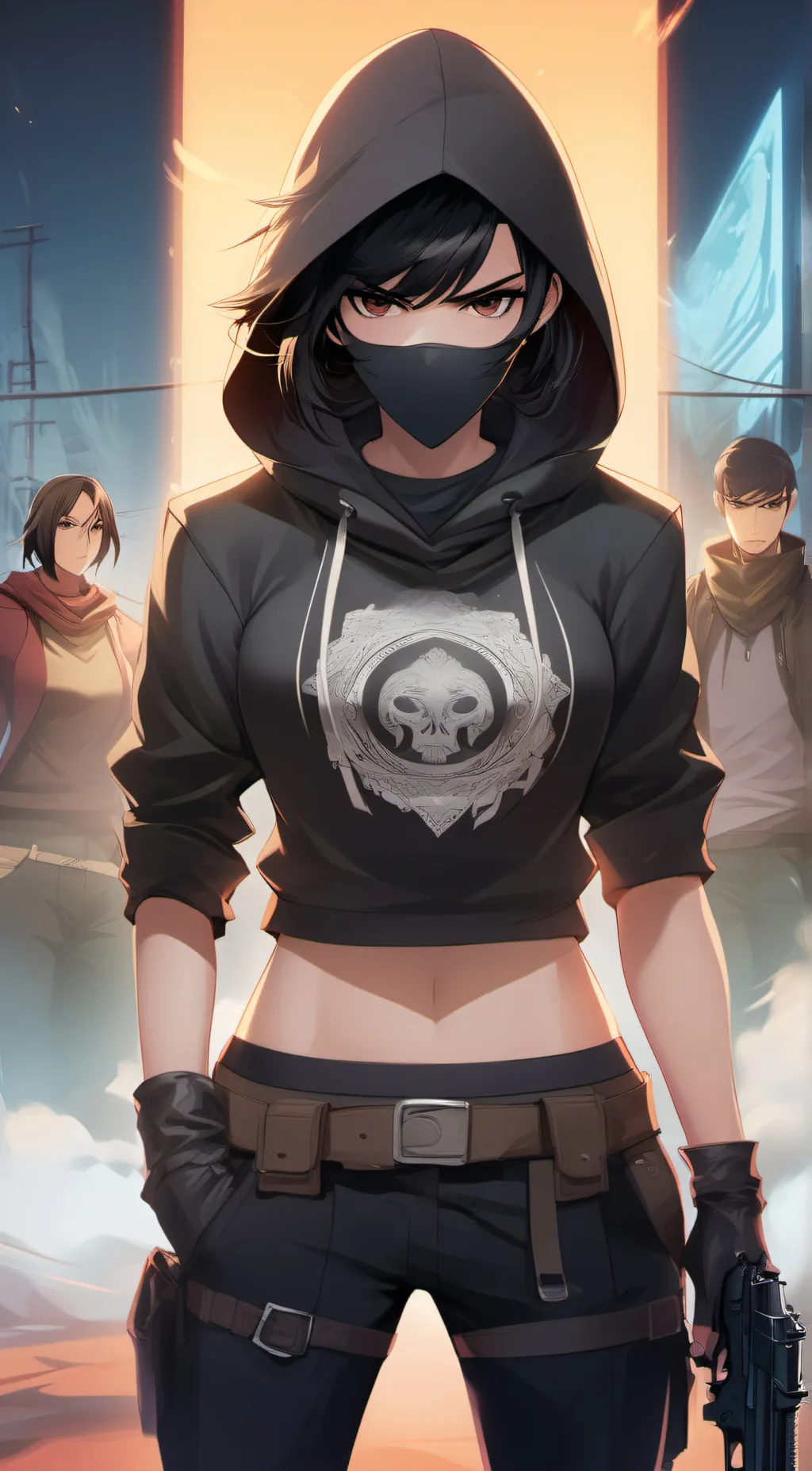 ai character: Violet (criminal)  background