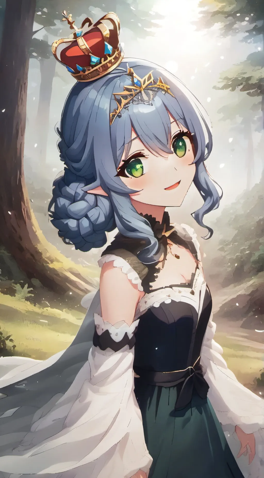 ai character: elara background