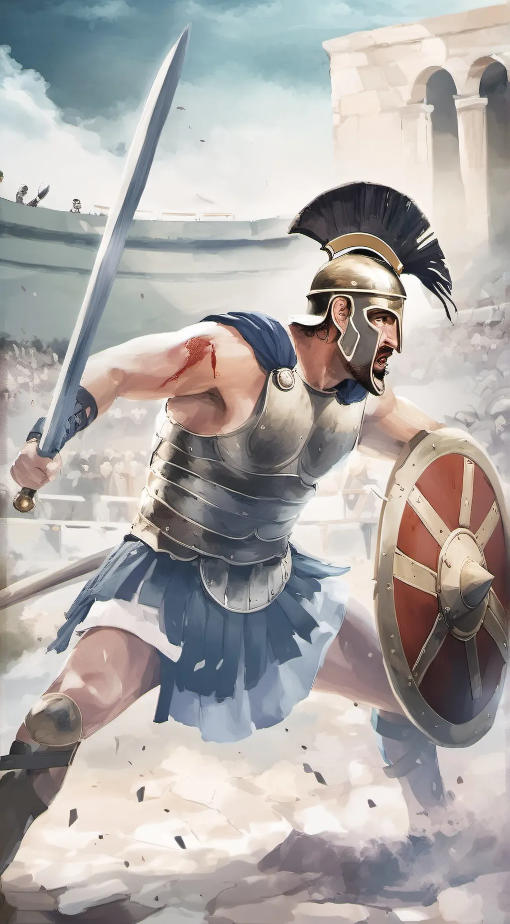 ai character: the arena background