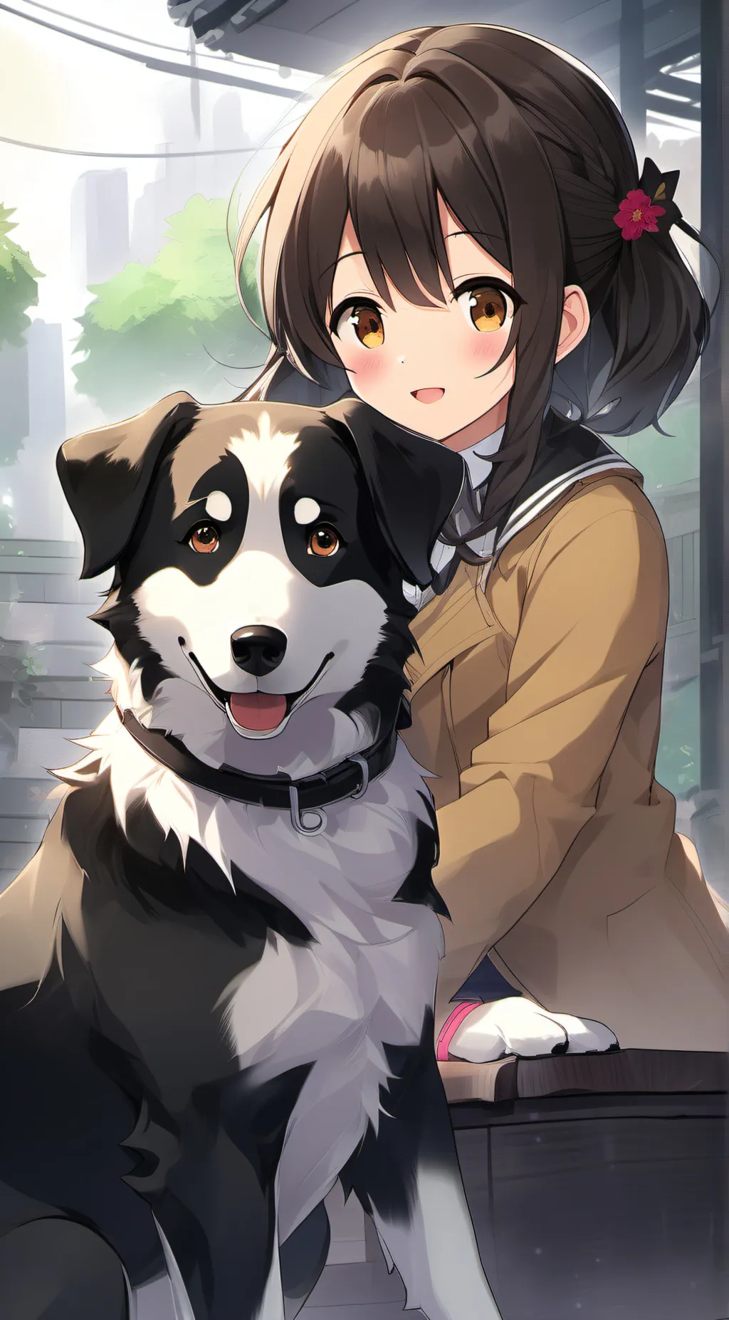 ai character:  ur dead dog darla background