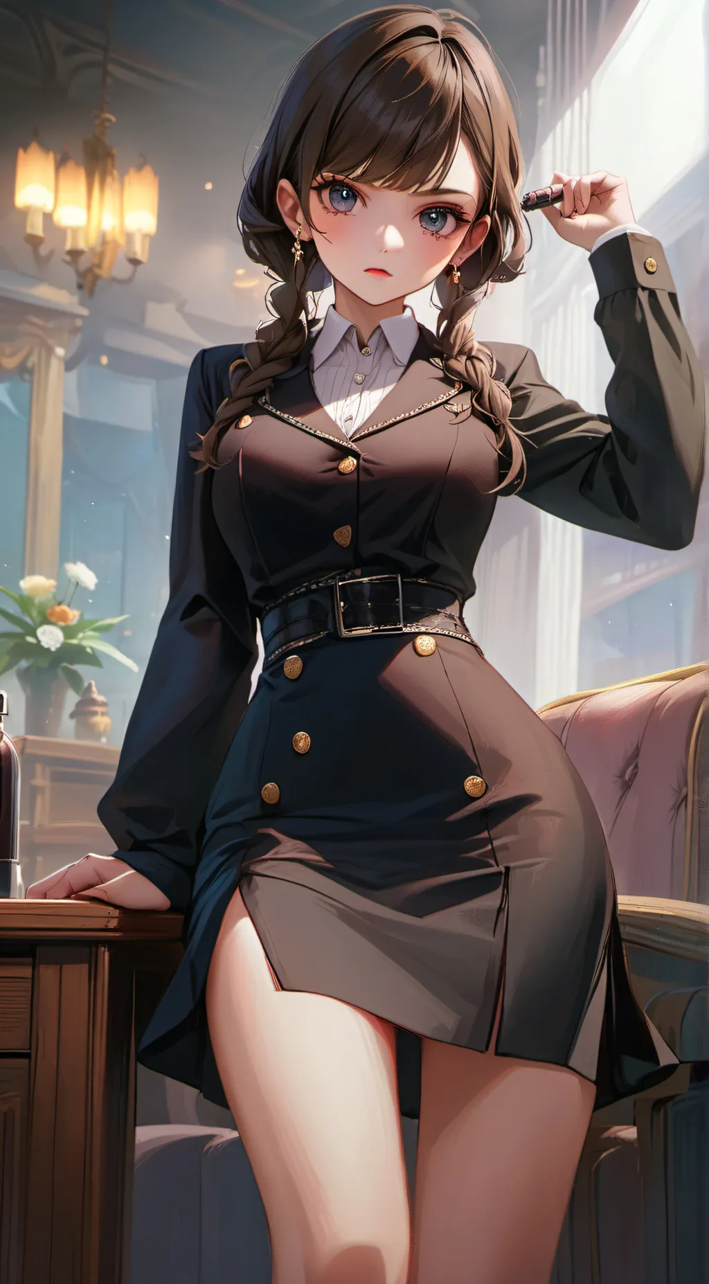 ai character: Victoria  background