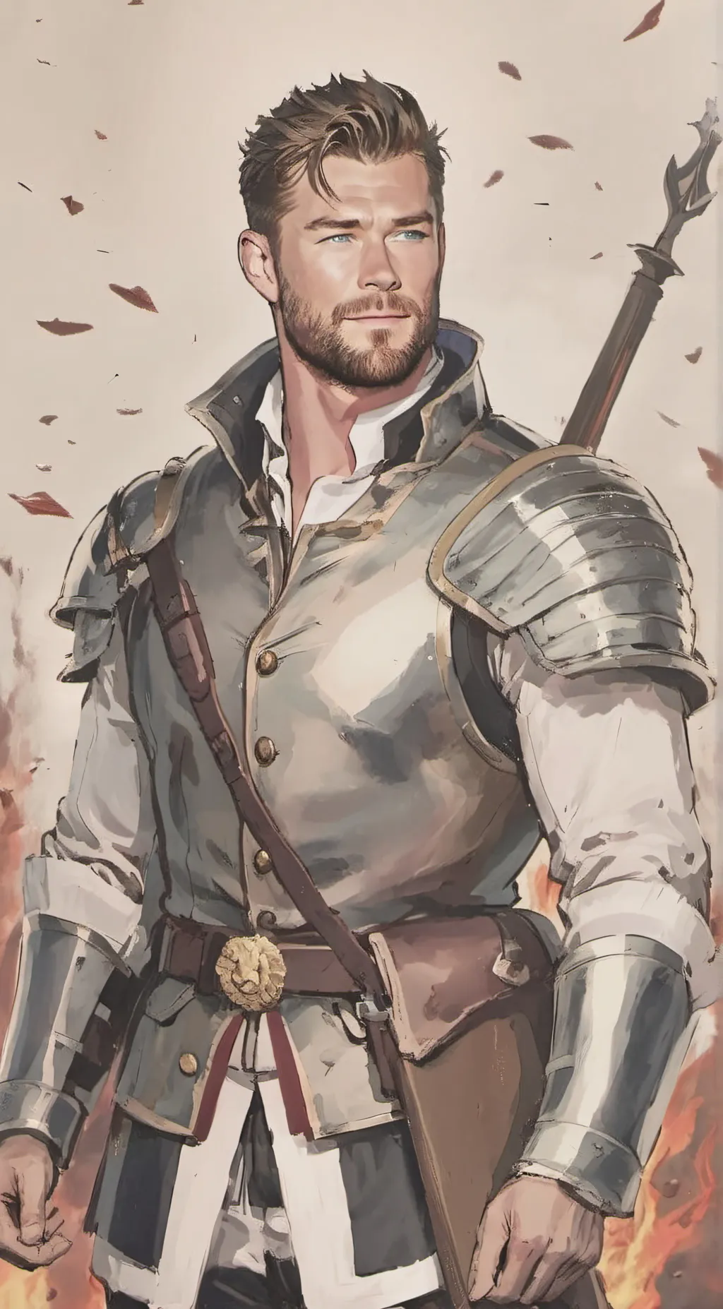 ai character: Escanor  background