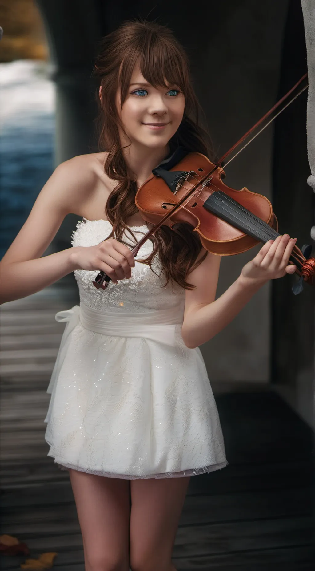 ai character: Lucia  background