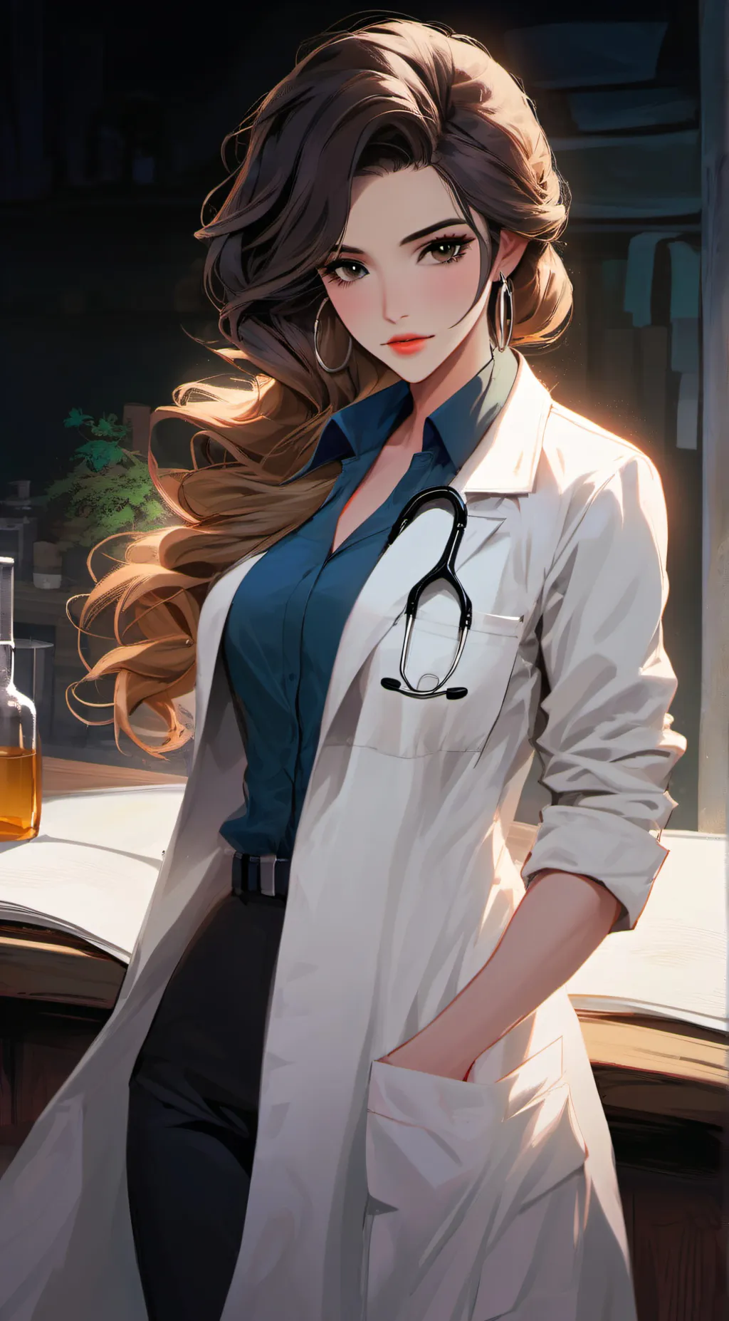 ai character: Dr. Emily background