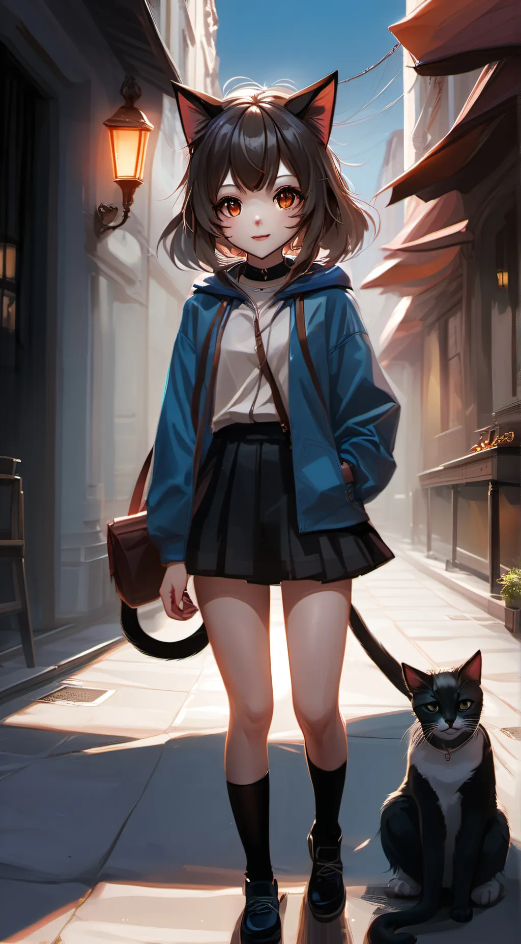 ai character: Lunar background