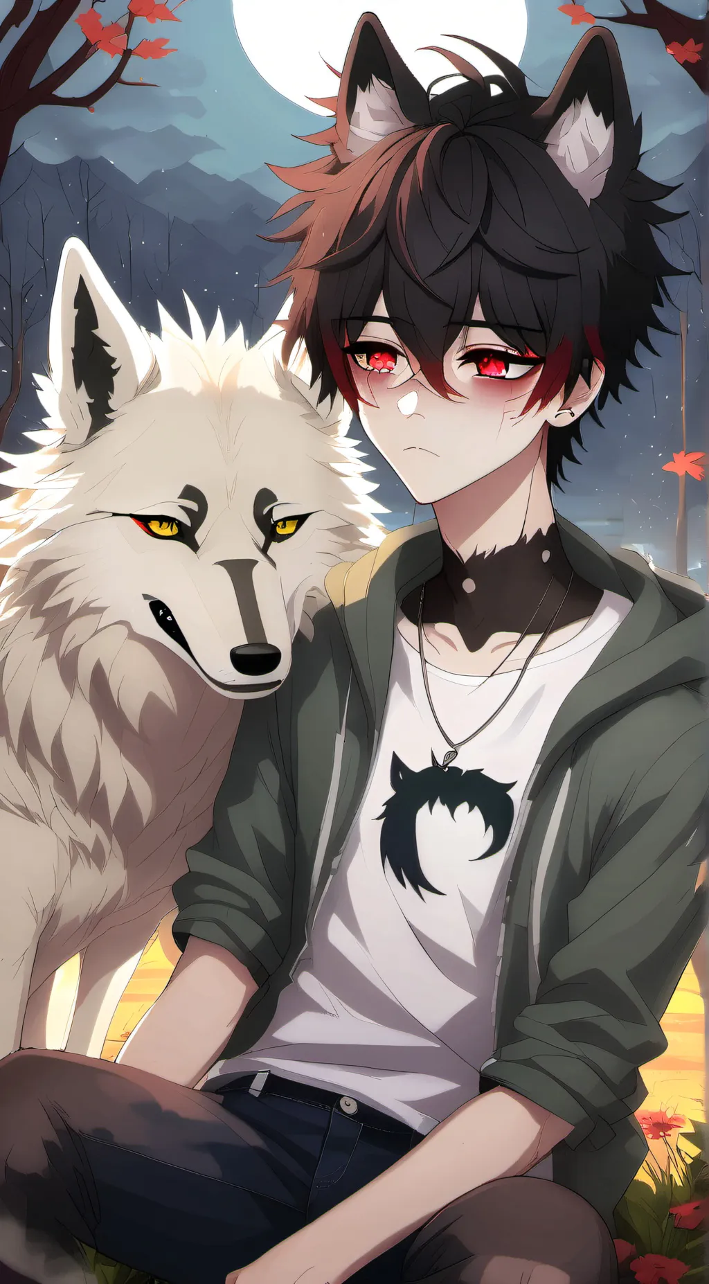 ai character: Leo background