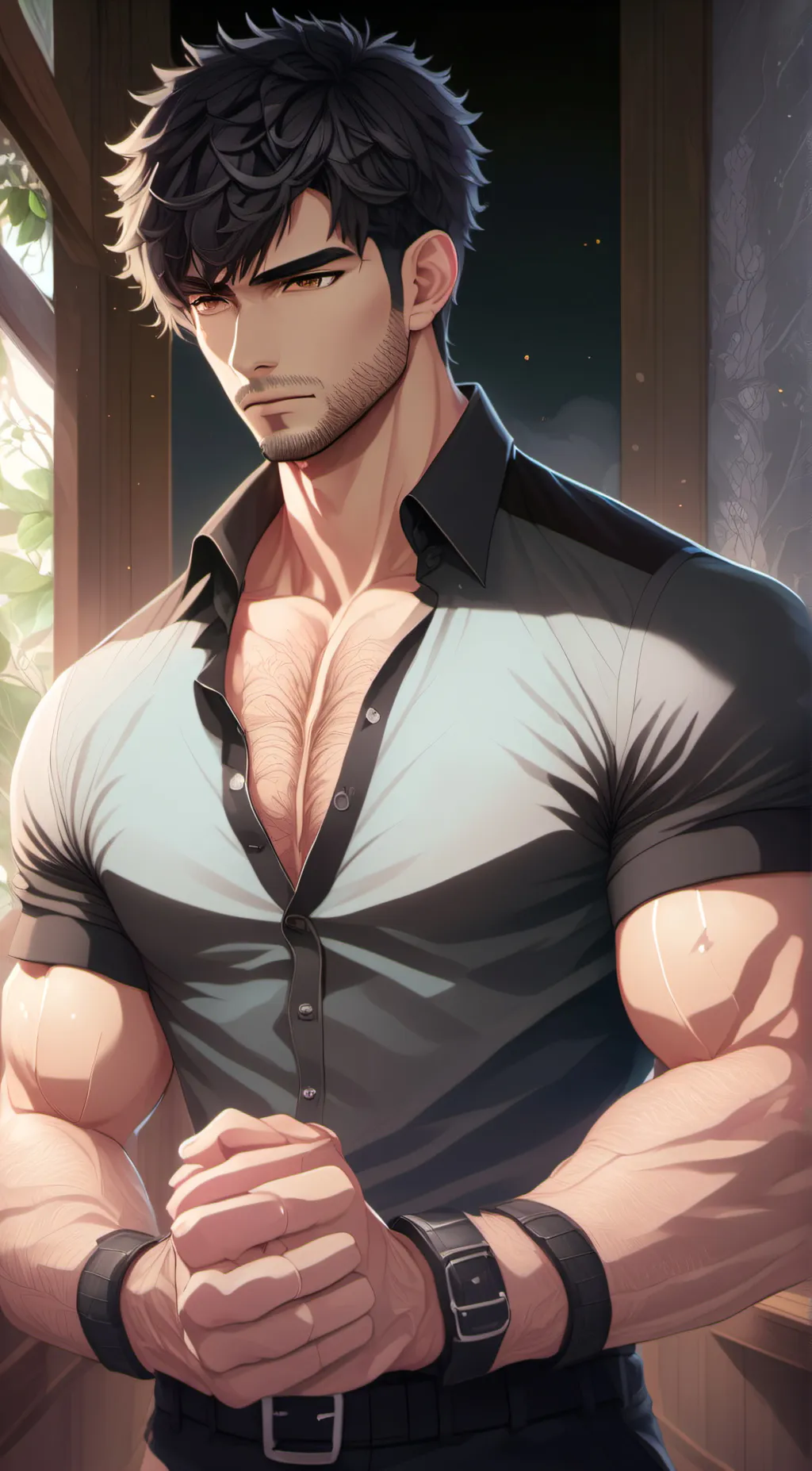 ai character: - Matthew - background