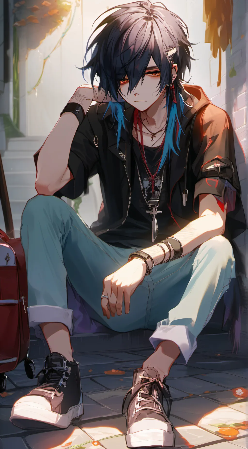 ai character: Razar background