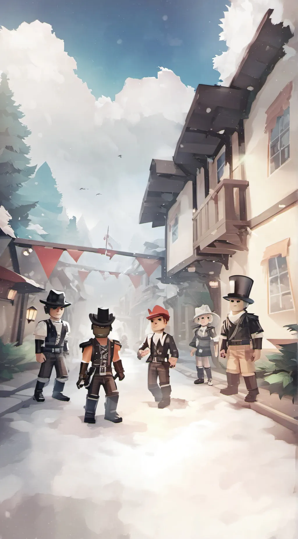 ai character: Roblox background