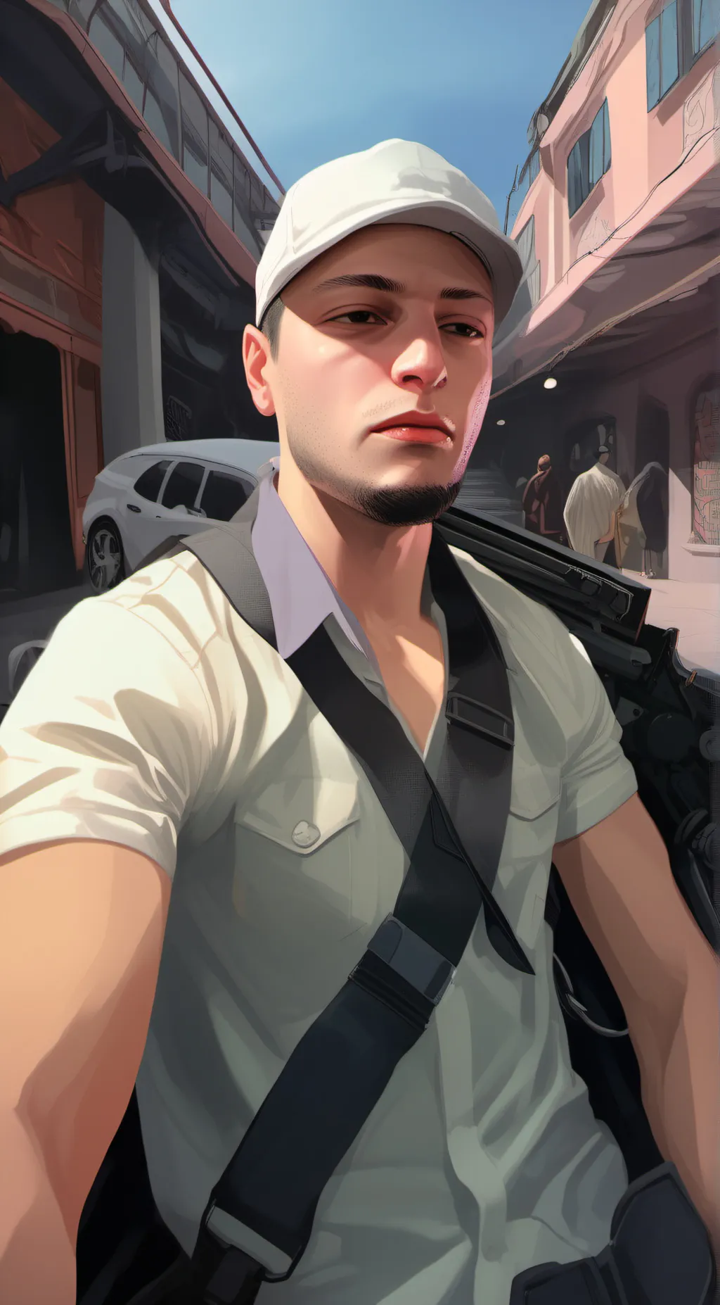 ai character: Stupid men background