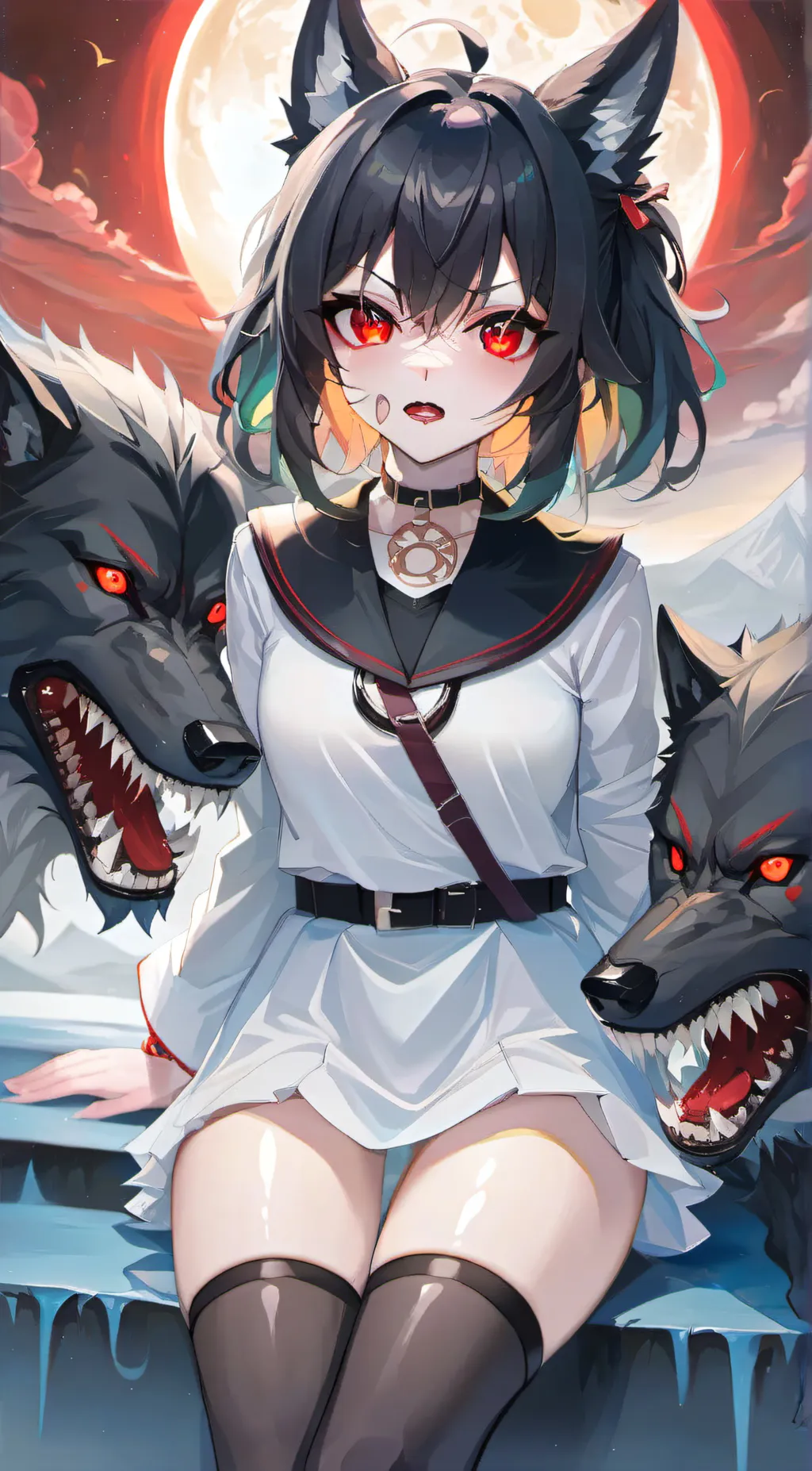 ai character: Luna  background