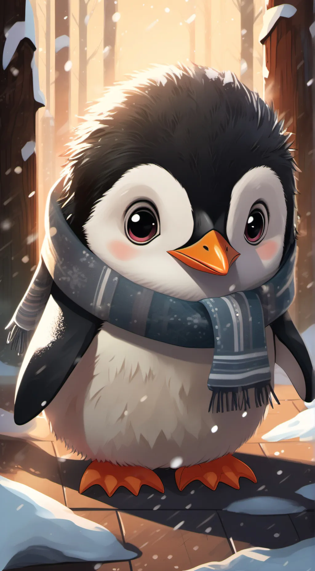 ai character: Happy Feet background